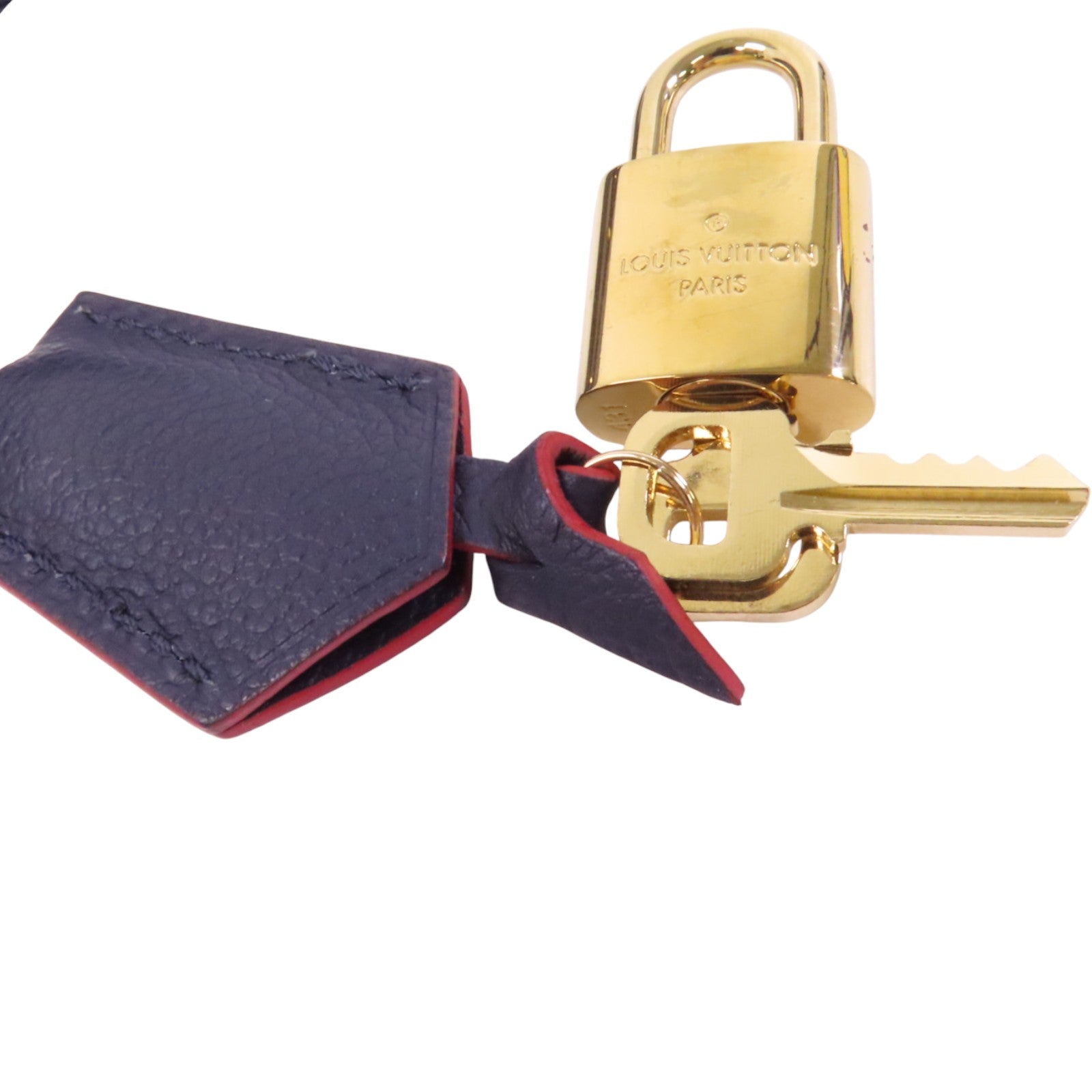 LOUIS VUITTON Monogram Empreinte Montaigne BB金扣手挽袋