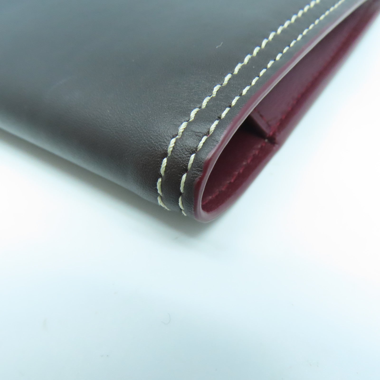 BOTTEGA VENETA 【激減優惠】皮革Wallet金扣錢包啡色