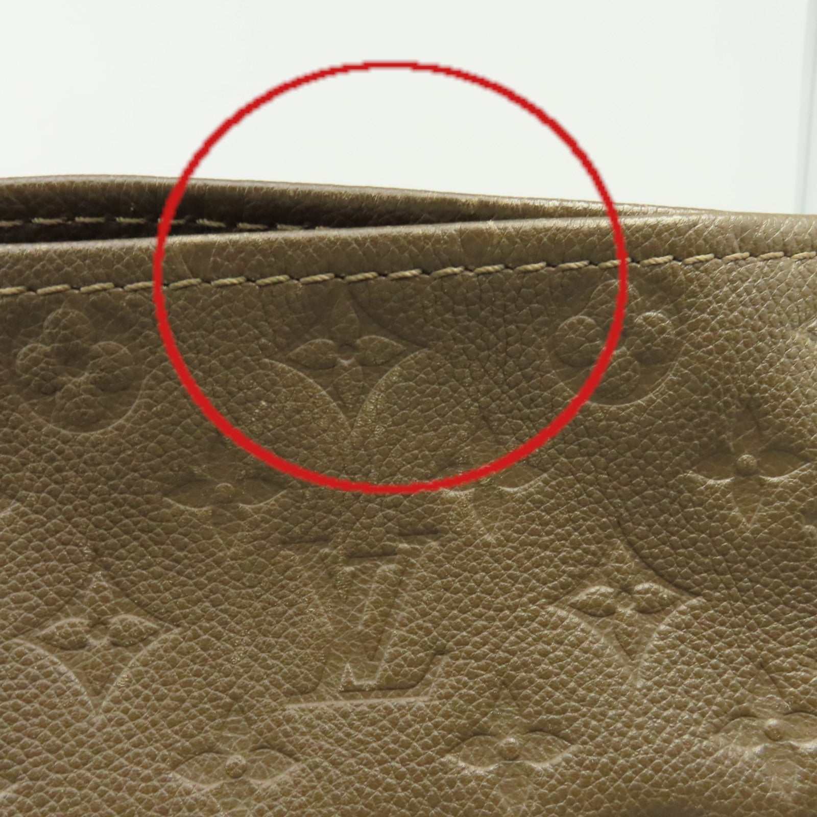 LOUIS VUITTON Monogram Empreinte Artsy MM Shoulder Bag肩背袋啡色