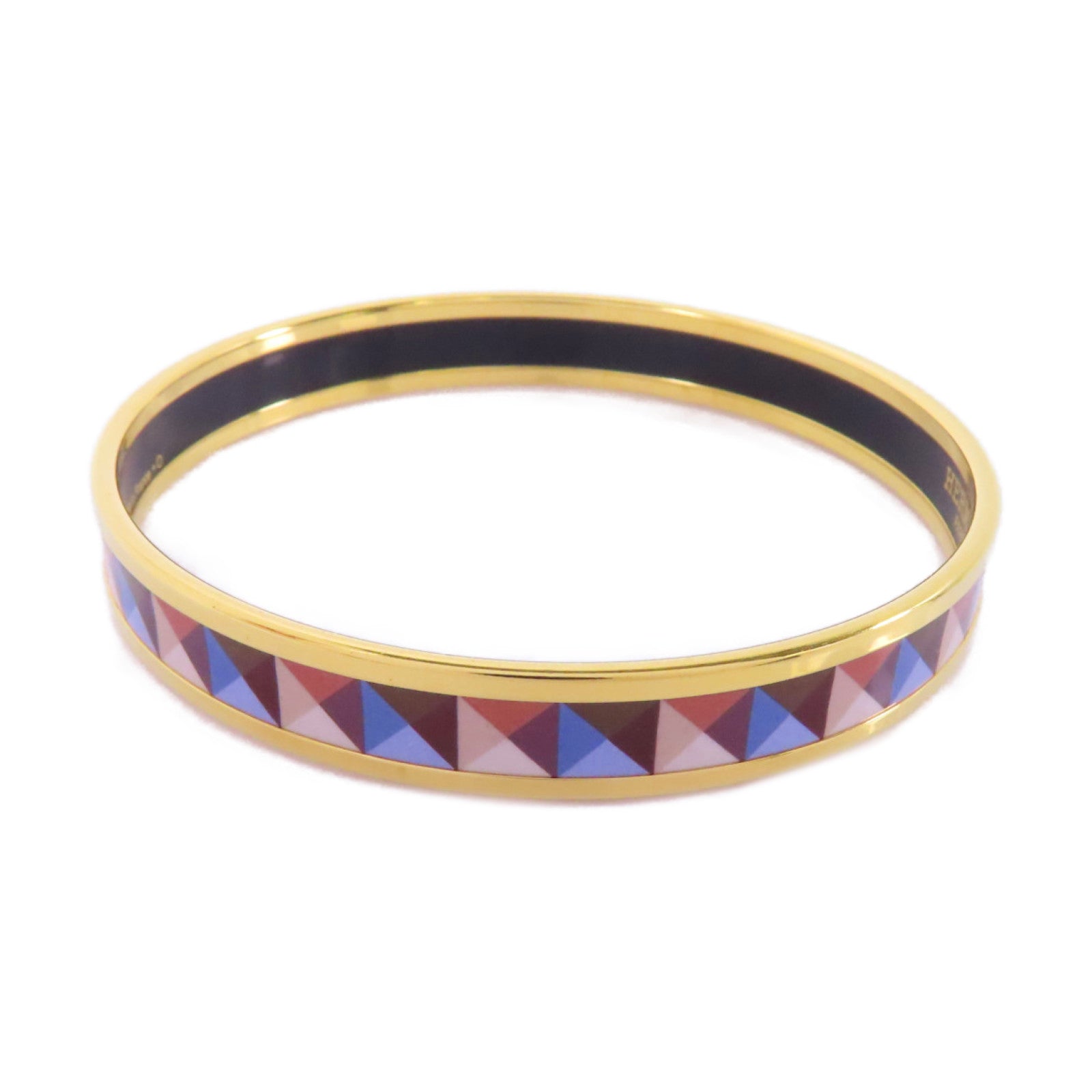 HERMES 金屬Bangle手鐲金色/彩色
