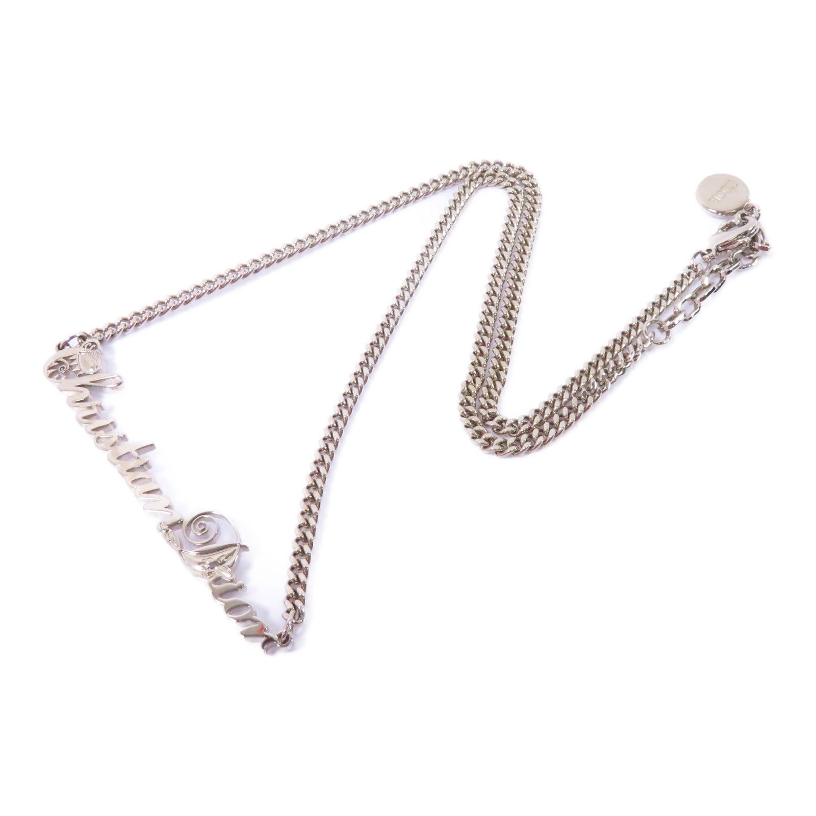 Dior 金屬Necklace項鍊銀色
