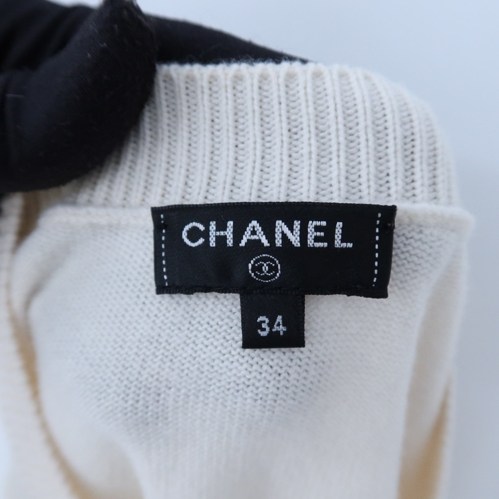 CHANEL CashmerLa Pausa Long-Sleeve Knit Top針織