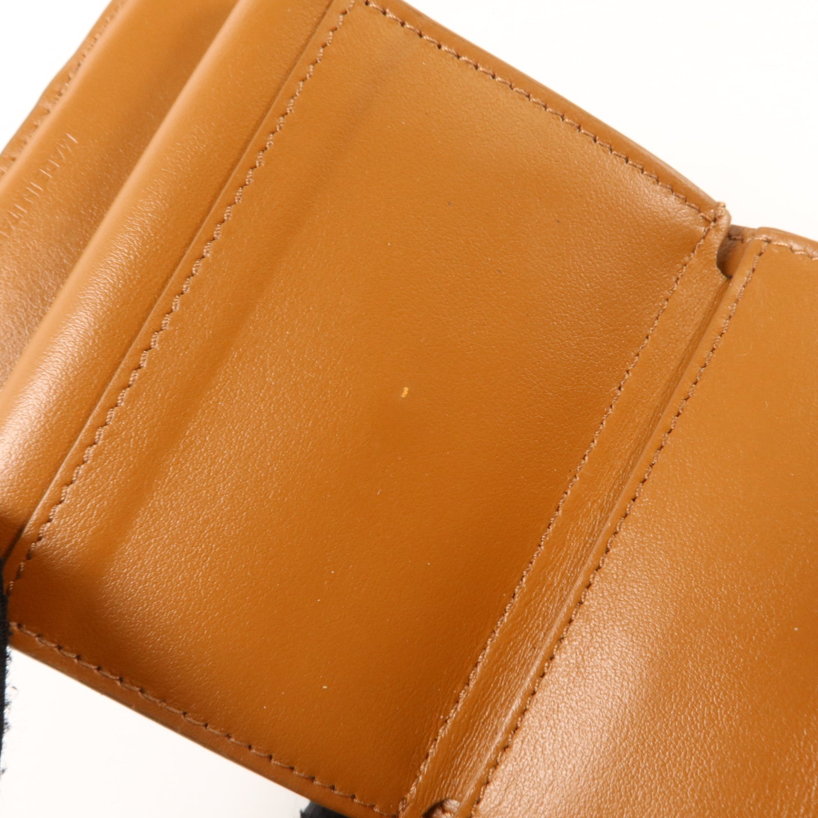 CELINE 塗層帆布Small Trifold Wallet金扣錢包