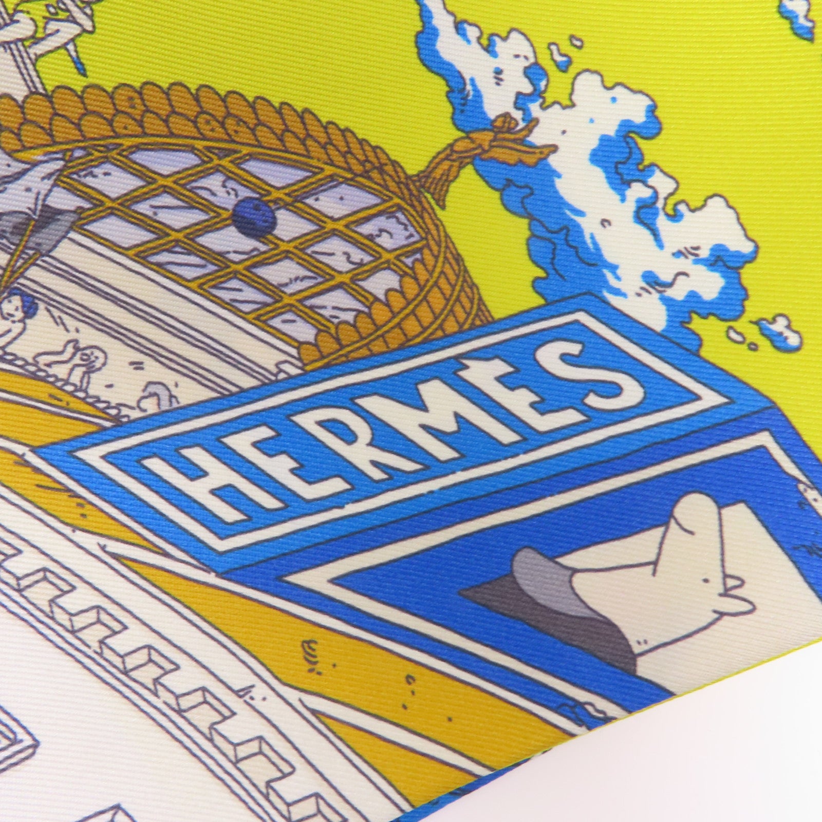 HERMES 絲質Maxi Twilly絲巾