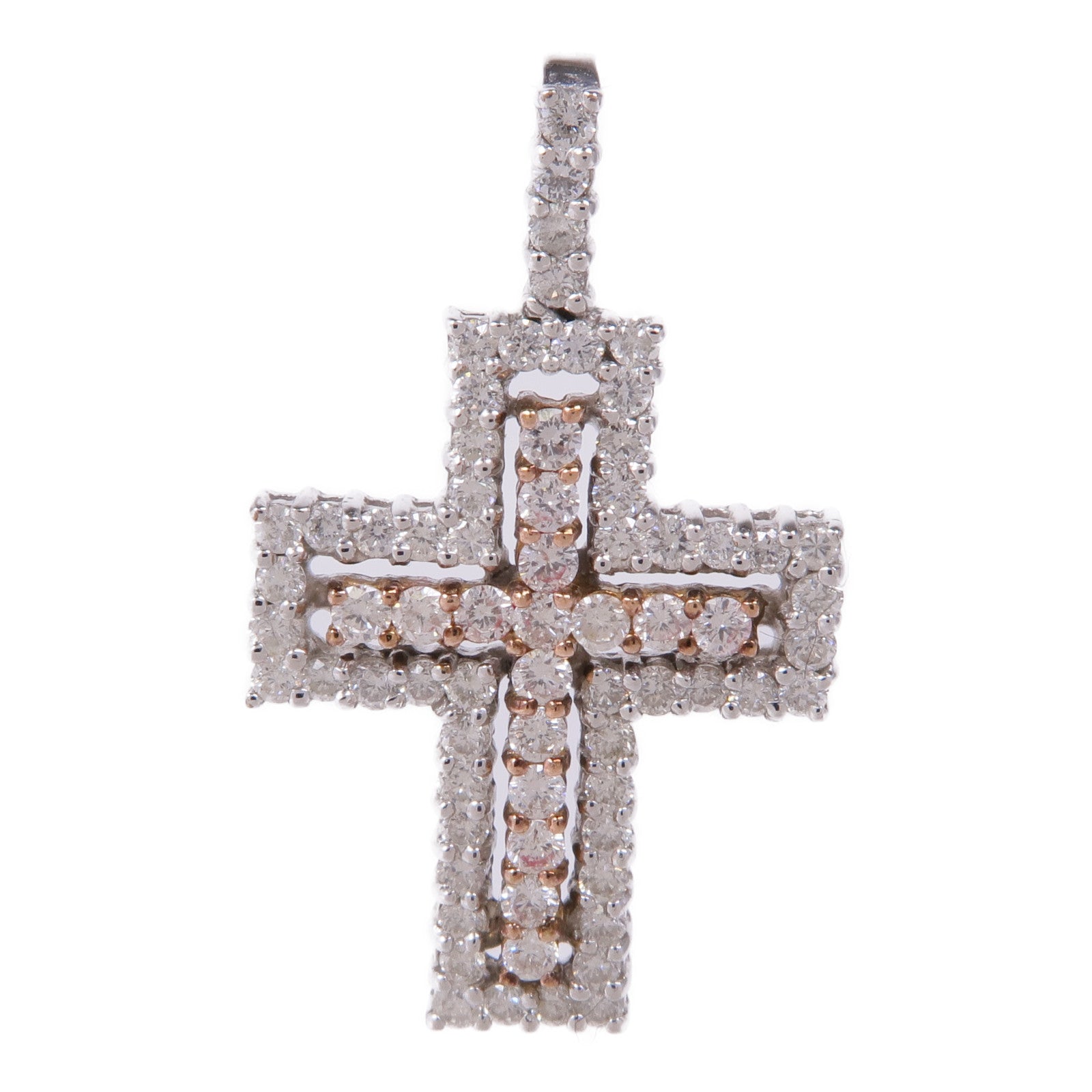 JEWELRY 18K白金/黃金/玫瑰金Diamond Pendant Top鑽石吊墜