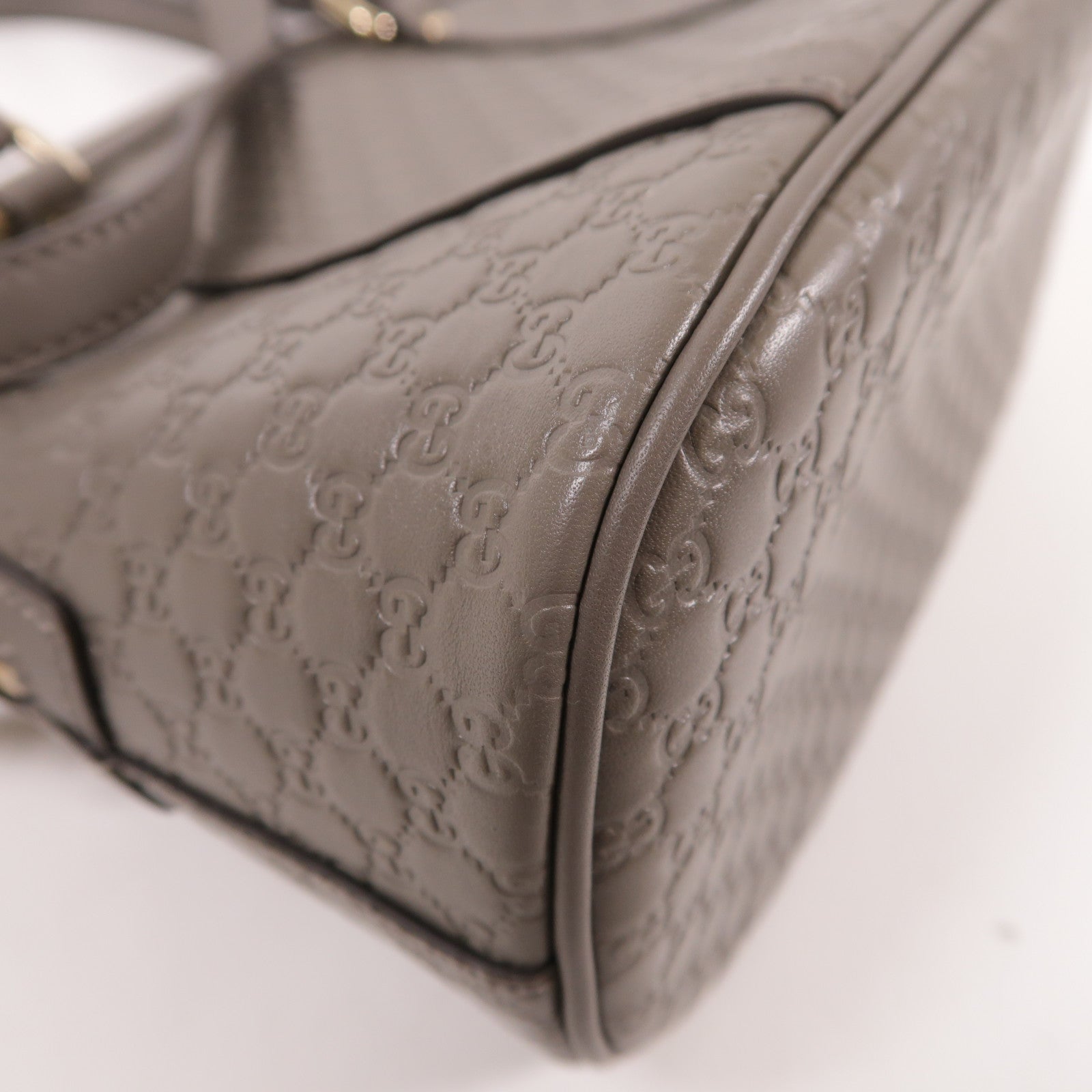 GUCCI 牛皮皮革Micro Guccissima金扣手挽肩背兩用袋