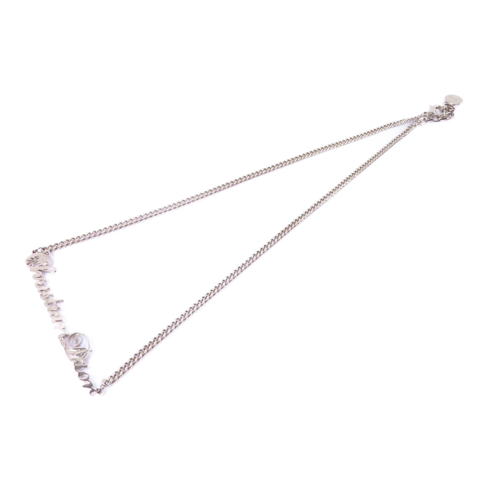 Dior 金屬Necklace項鍊銀色