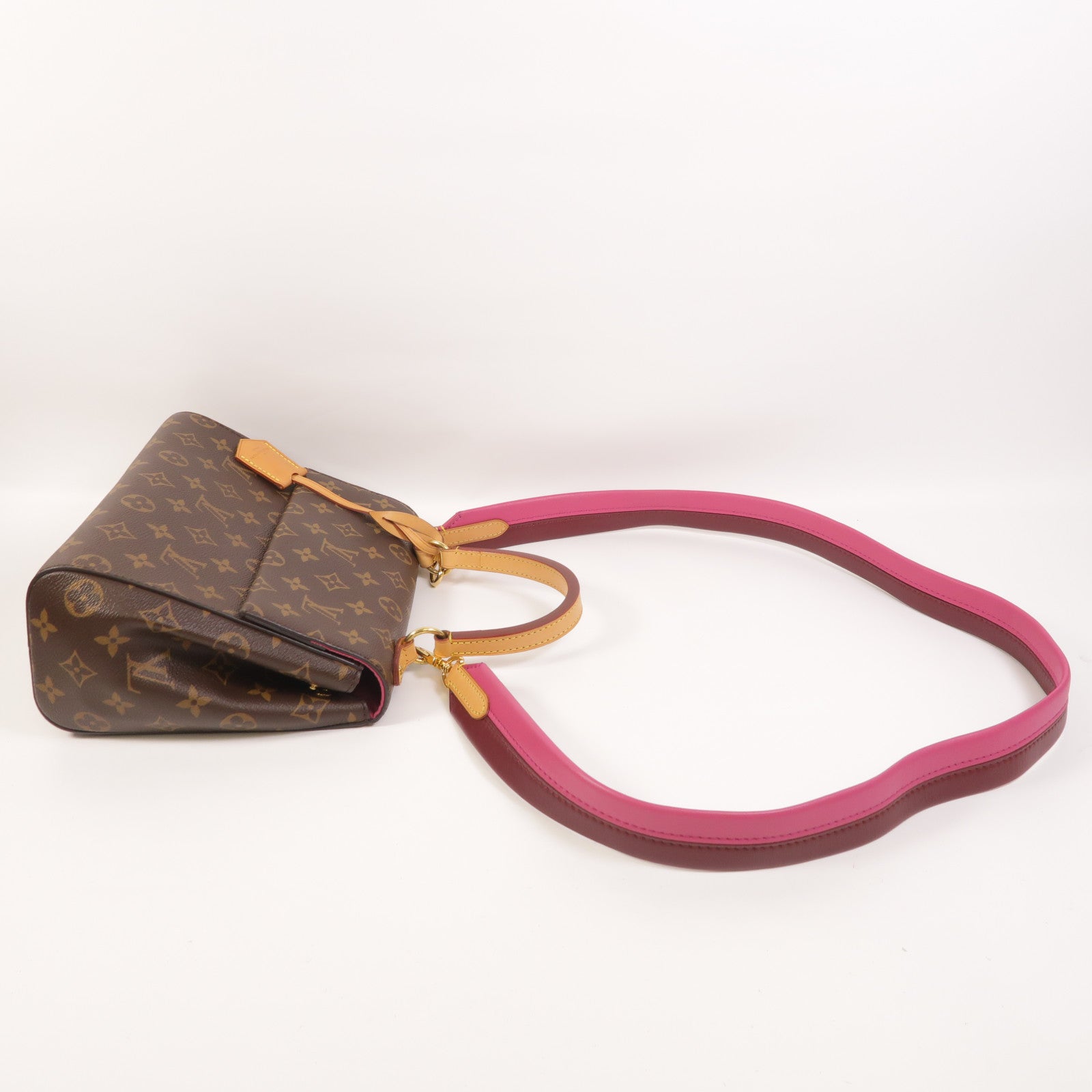 LOUIS VUITTON Monogram Cluny BB手挽肩背兩用袋