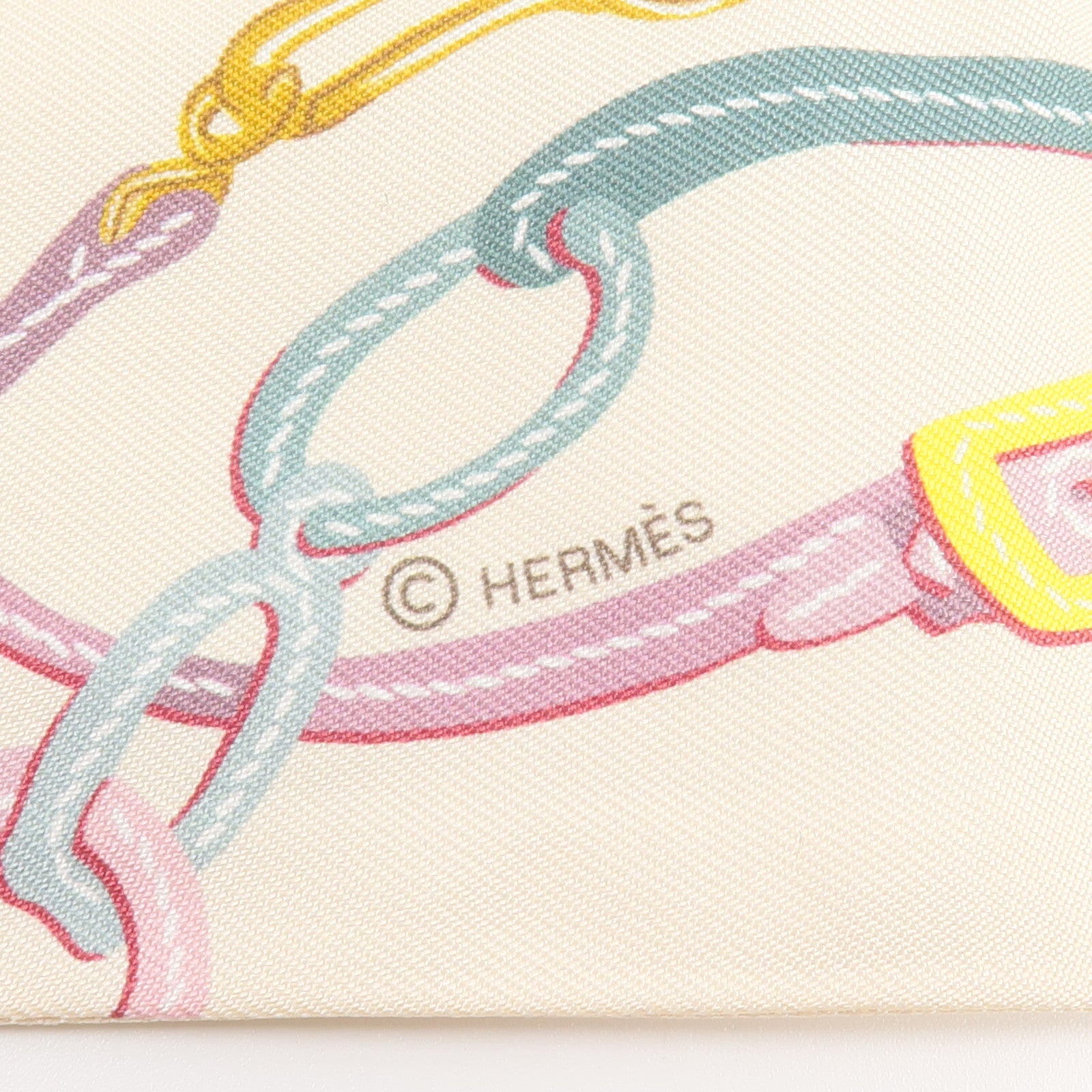 HERMES 絲質Twilly絲巾
