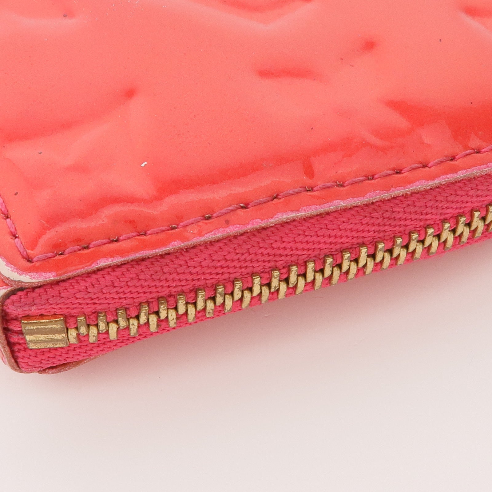 LOUIS VUITTON Vernis Porte Monet-Cool Coin Case金扣零錢包