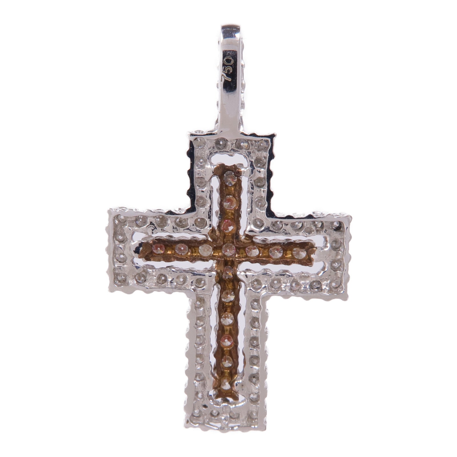 JEWELRY 18K白金/黃金/玫瑰金Diamond Pendant Top鑽石吊墜