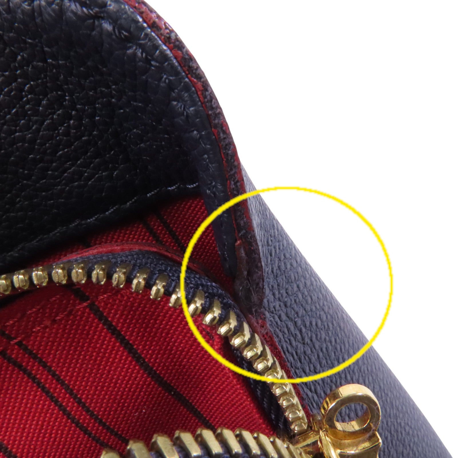 LOUIS VUITTON Monogram Empreinte Montaigne BB金扣手挽袋