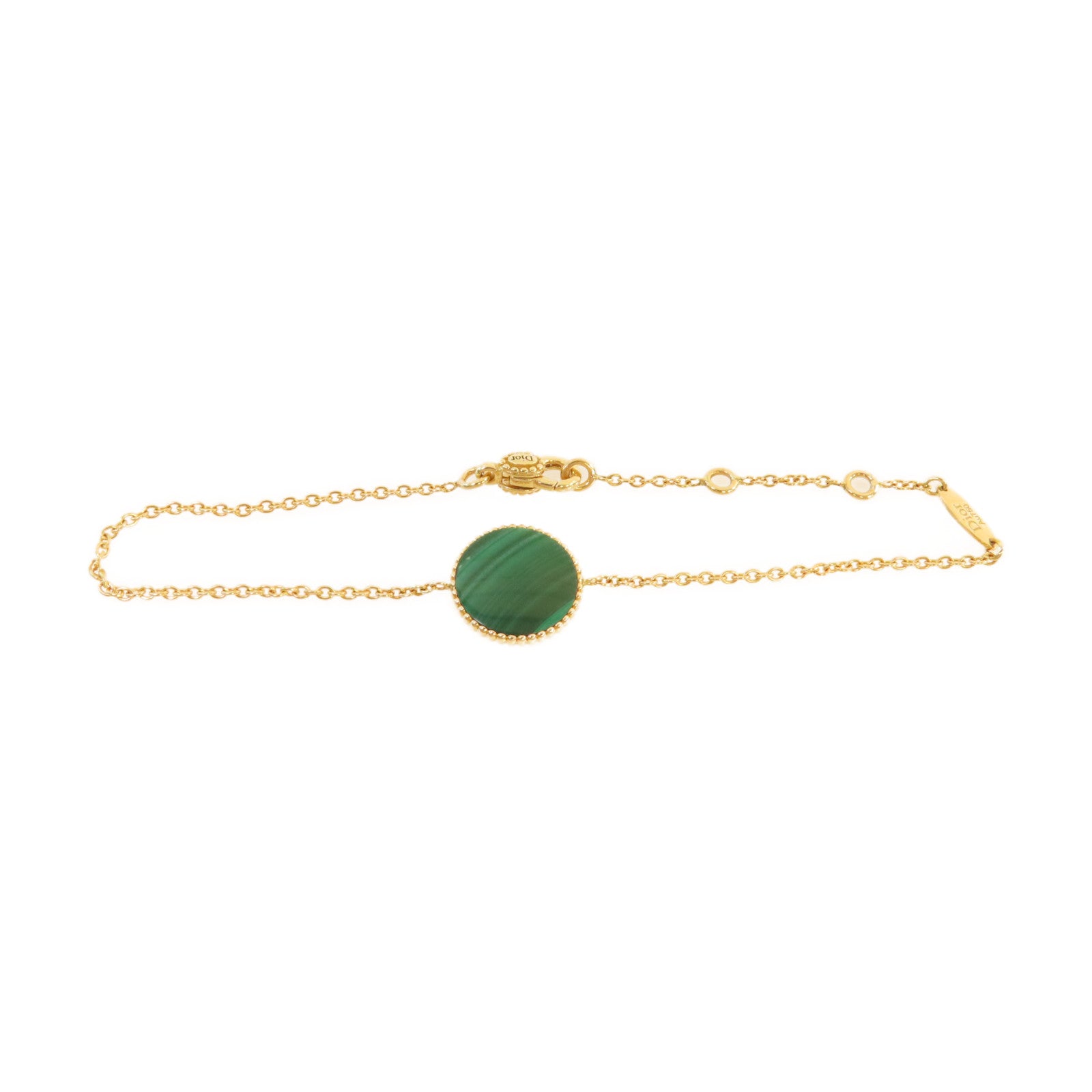 Dior 【激減優惠】18K黃金/綠松寶石/0.04ct鑽石Rose Des Vents Bracelet手鏈