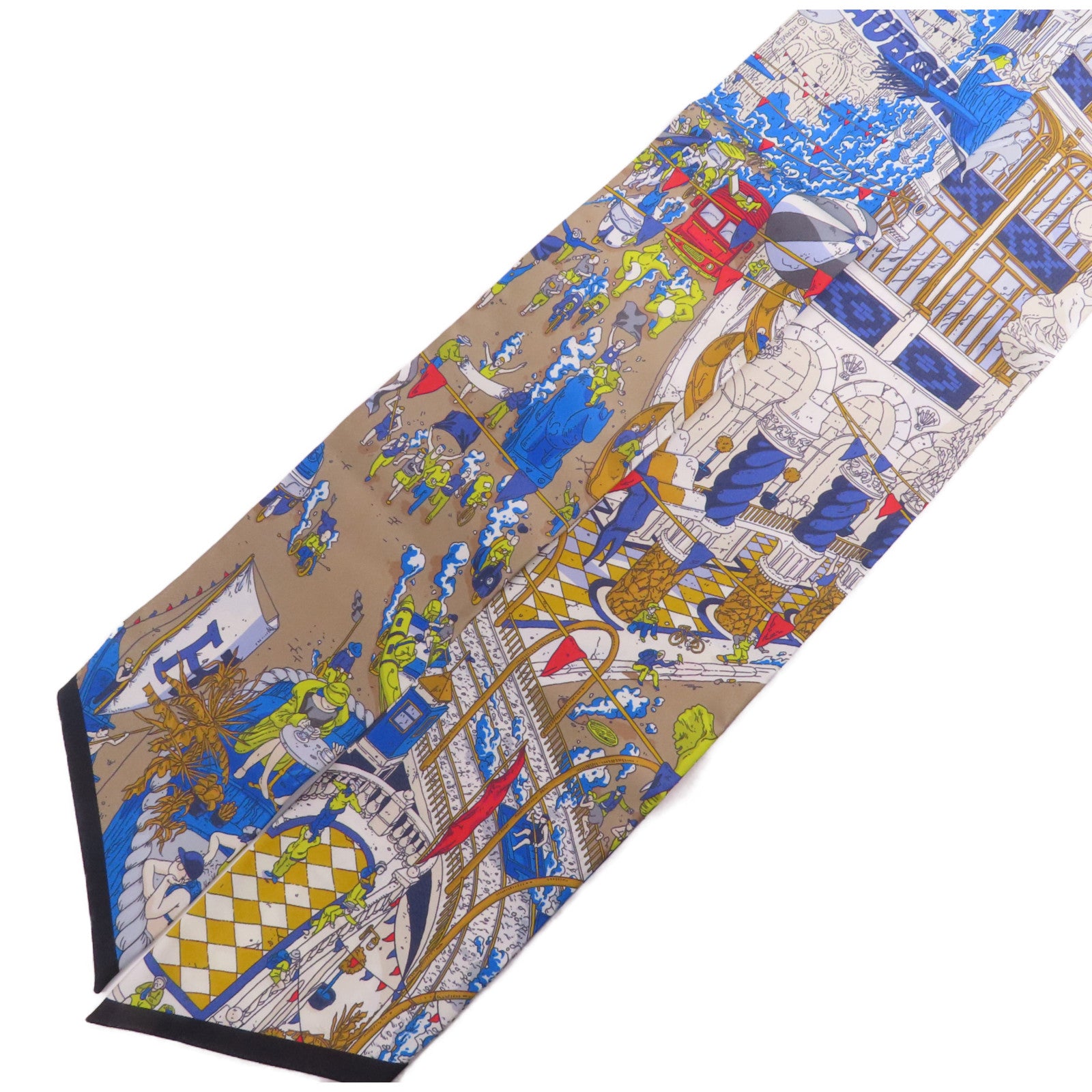 HERMES 絲質Maxi Twilly絲巾