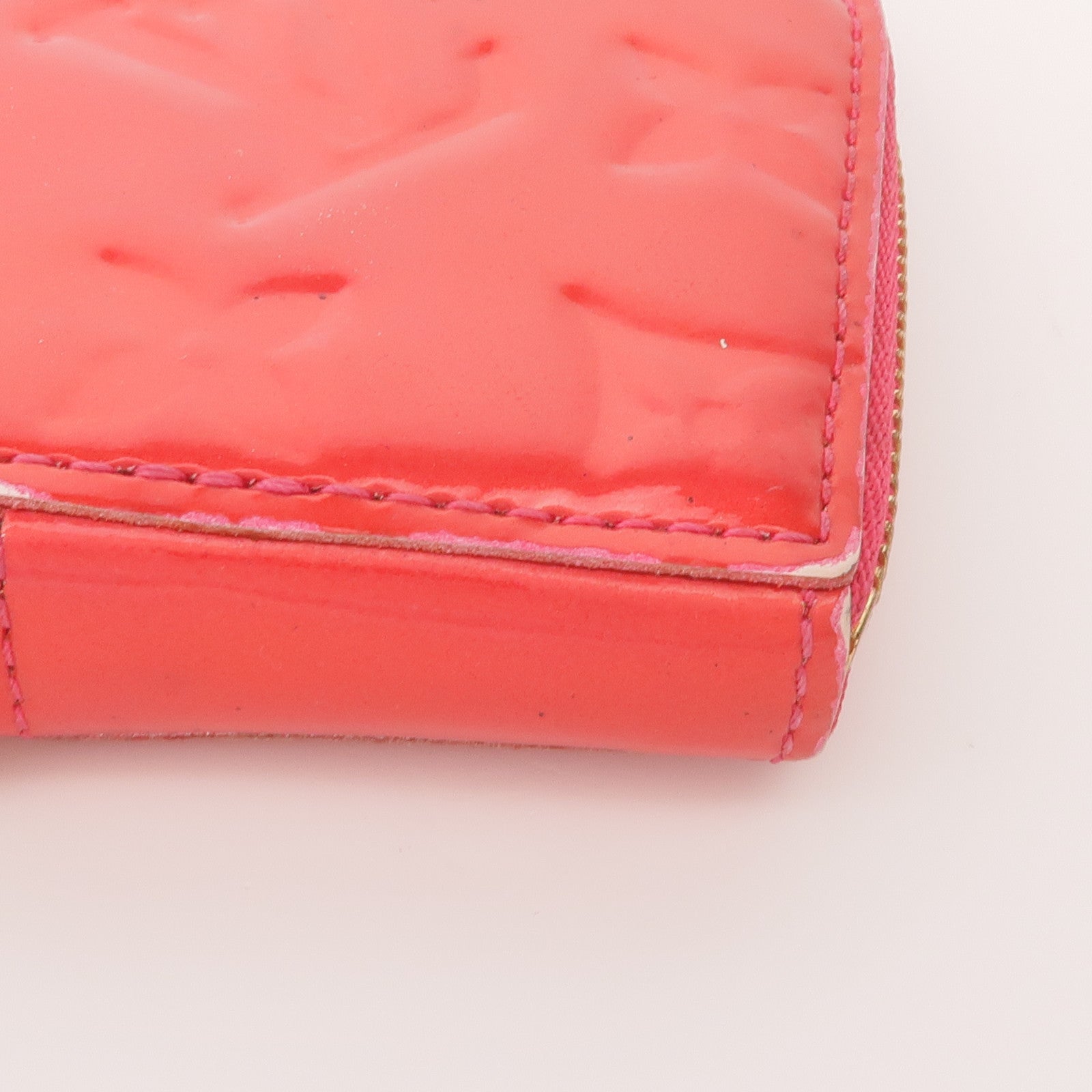 LOUIS VUITTON Vernis Porte Monet-Cool Coin Case金扣零錢包