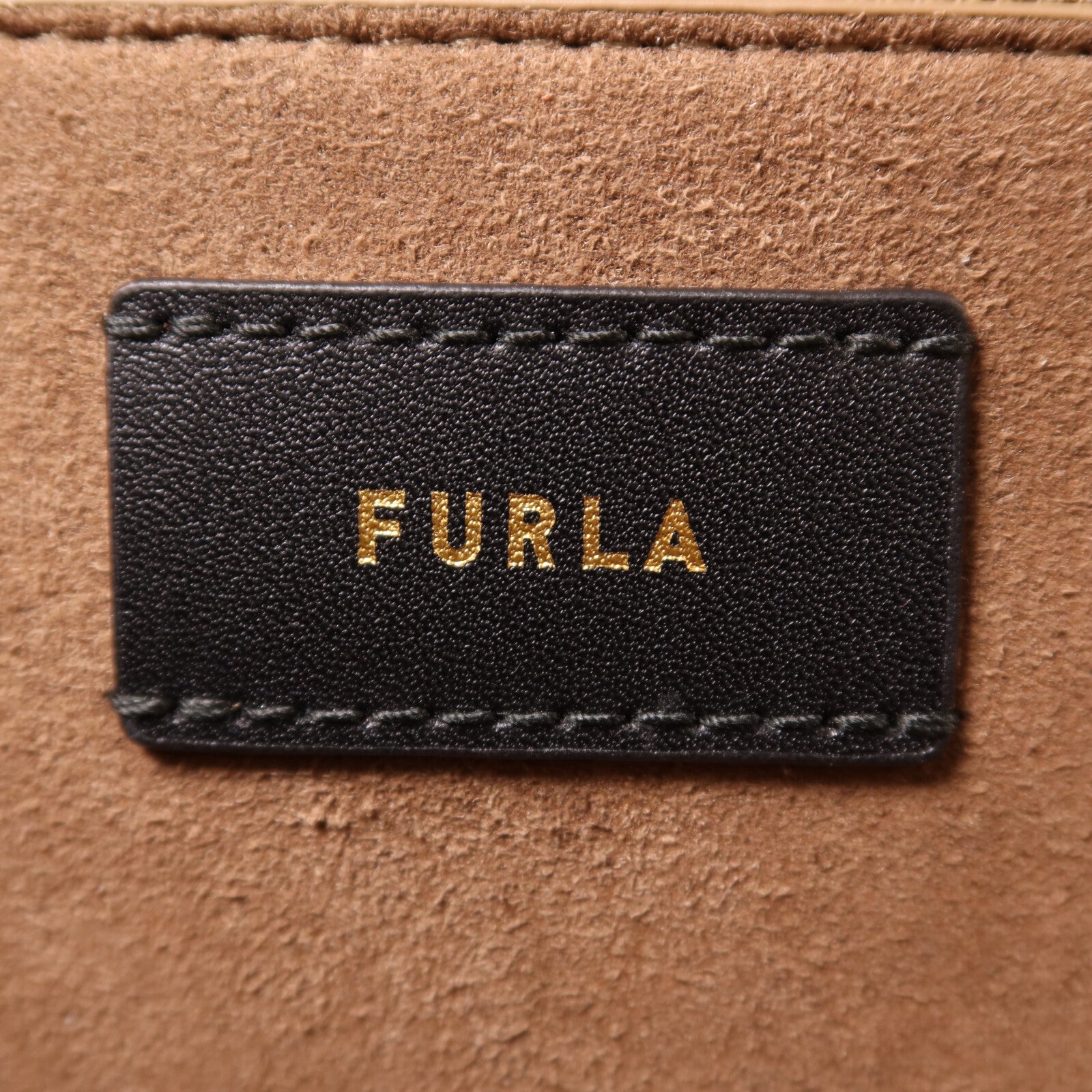 Furla 牛皮皮革Eclisse Crossbady金扣手挽肩背兩用袋