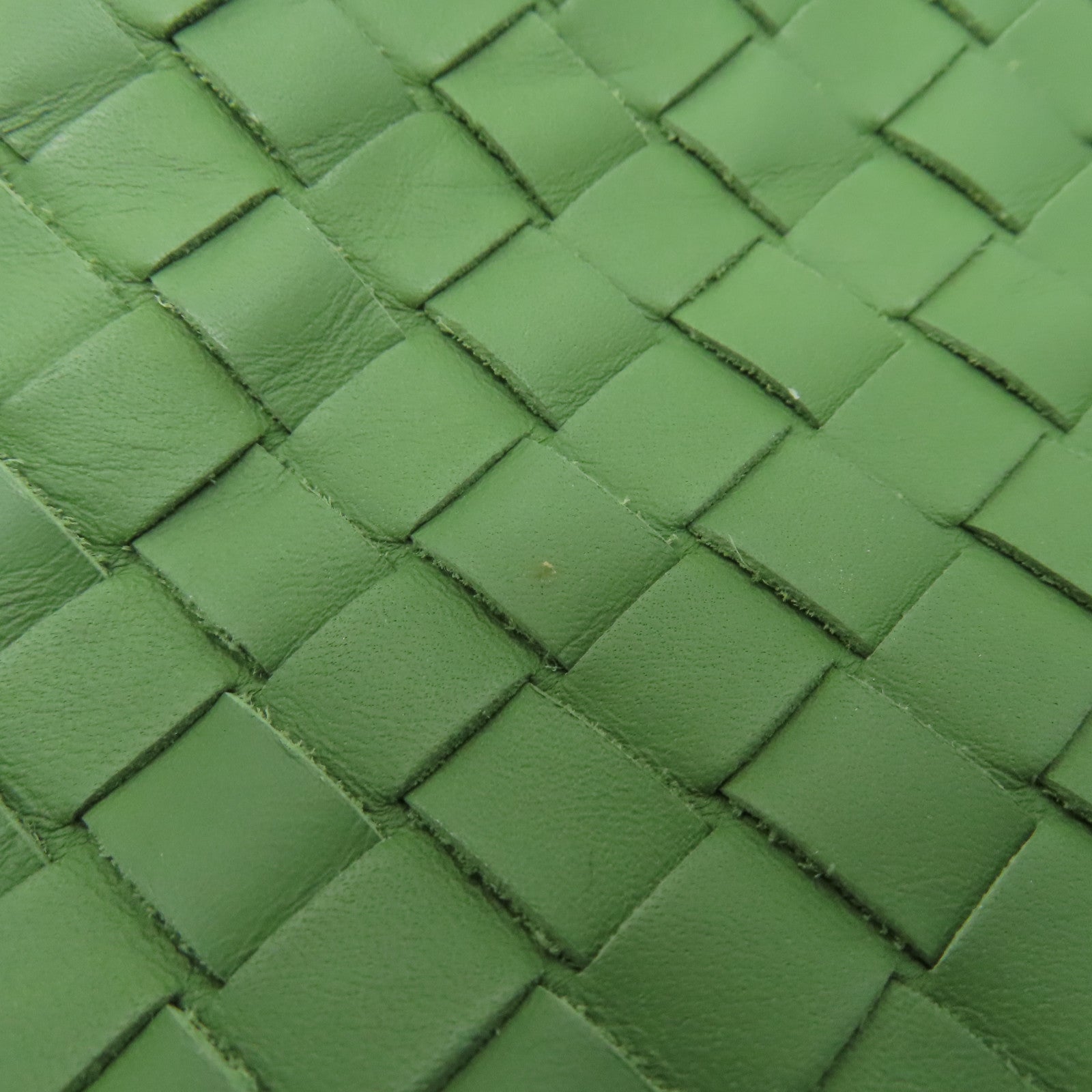 BOTTEGA VENETA 織紋皮革Shoulder Bag肩背袋綠色