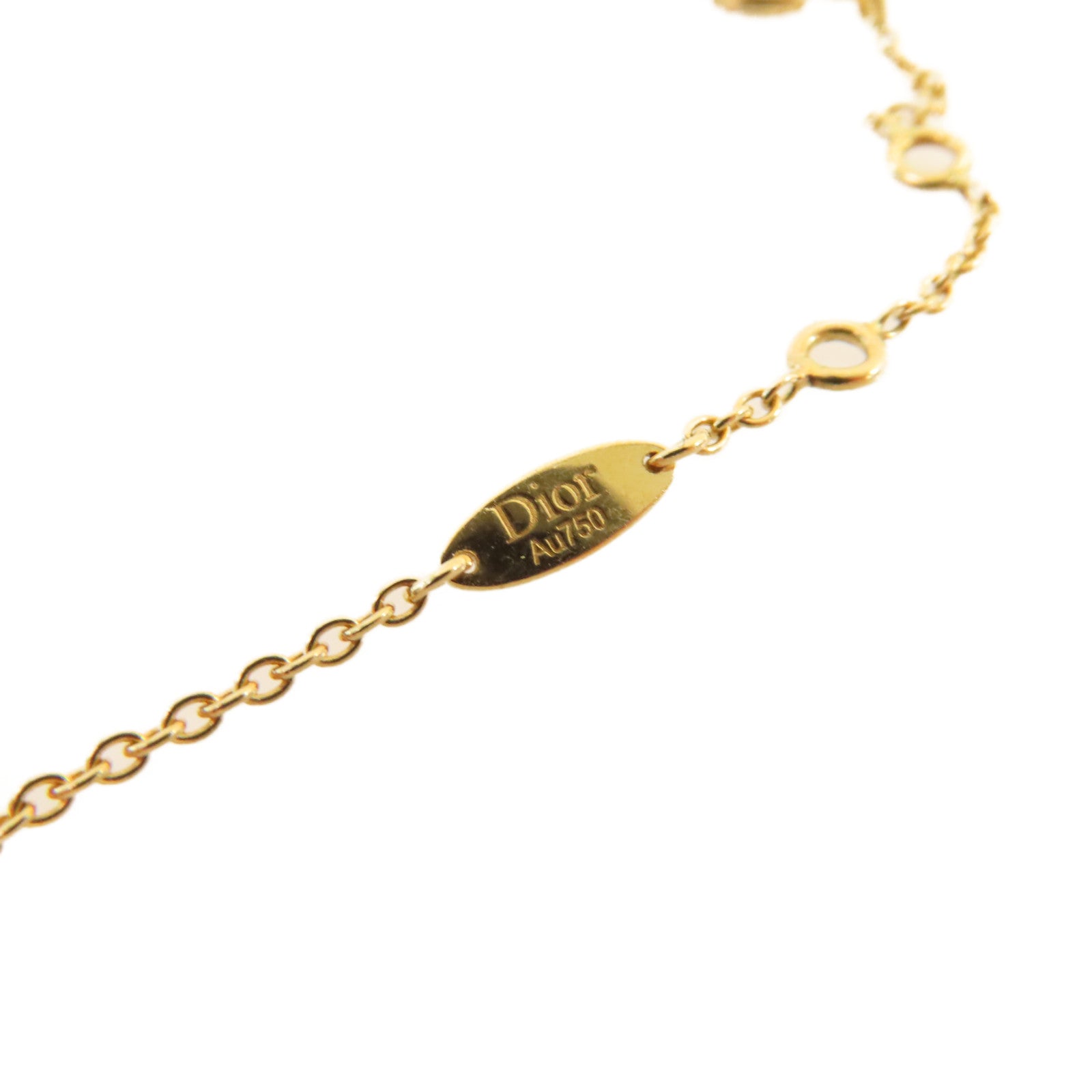 Dior 【激減優惠】18K黃金/綠松寶石/0.04ct鑽石Rose Des Vents Bracelet手鏈