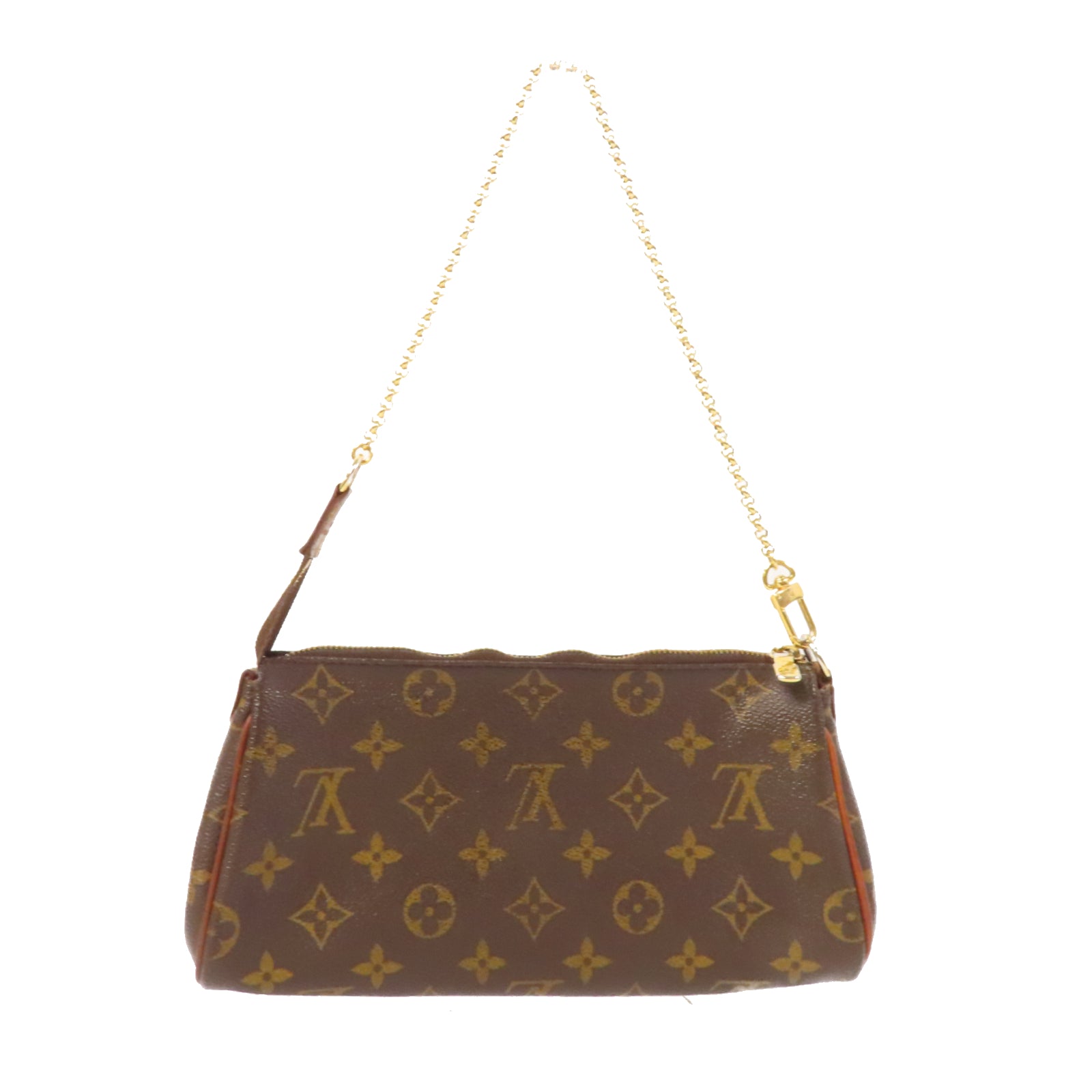 LOUIS VUITTON Monogram Eva金扣手挽肩背兩用袋啡色