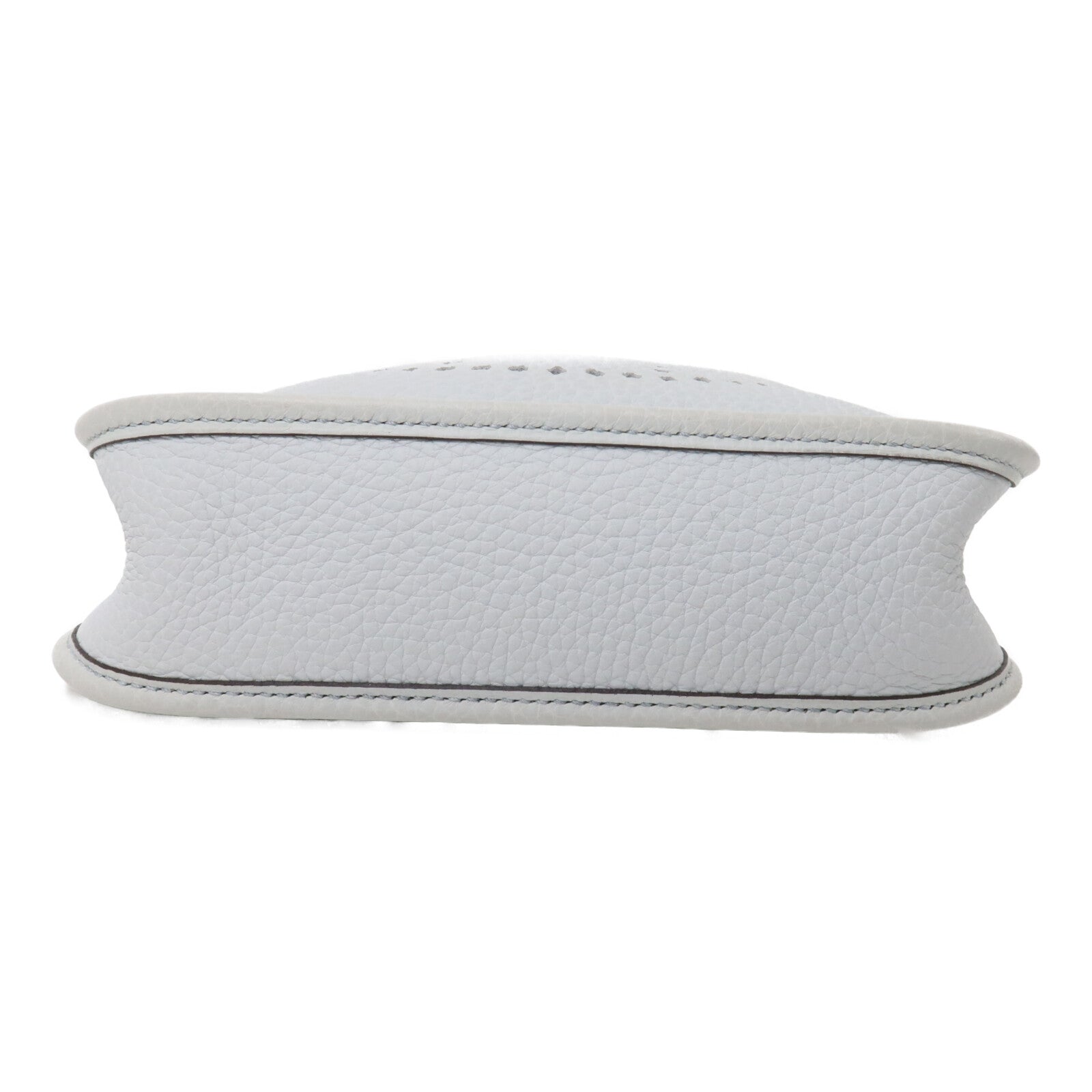HERMES Clemence皮革Evelyne TPM肩背袋Bleu Pale