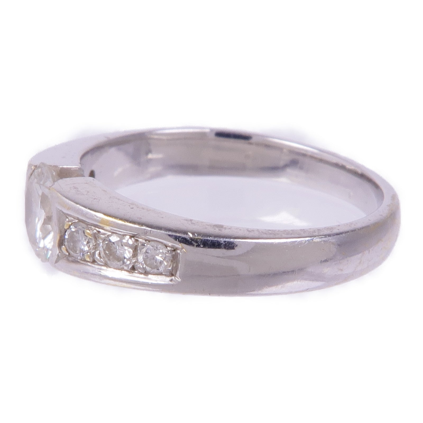 JEWELRY 【激減優惠】18K白金Diamond Ring鑽石戒指US#4.25
