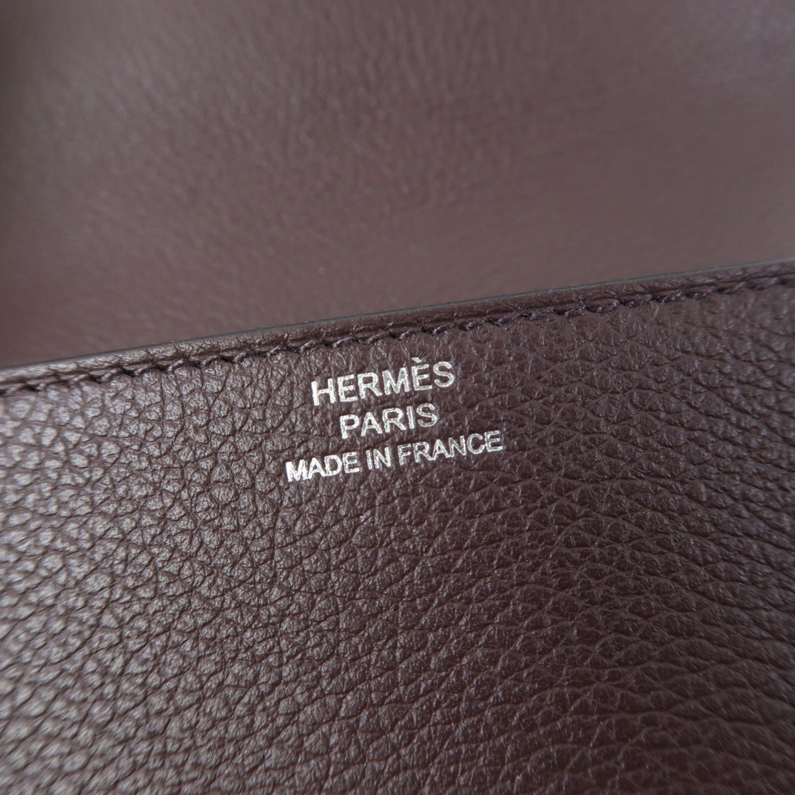 HERMES 【激減優惠】Evercolor皮革Roulis Slim Wallet銀扣錢包紅色/藍色