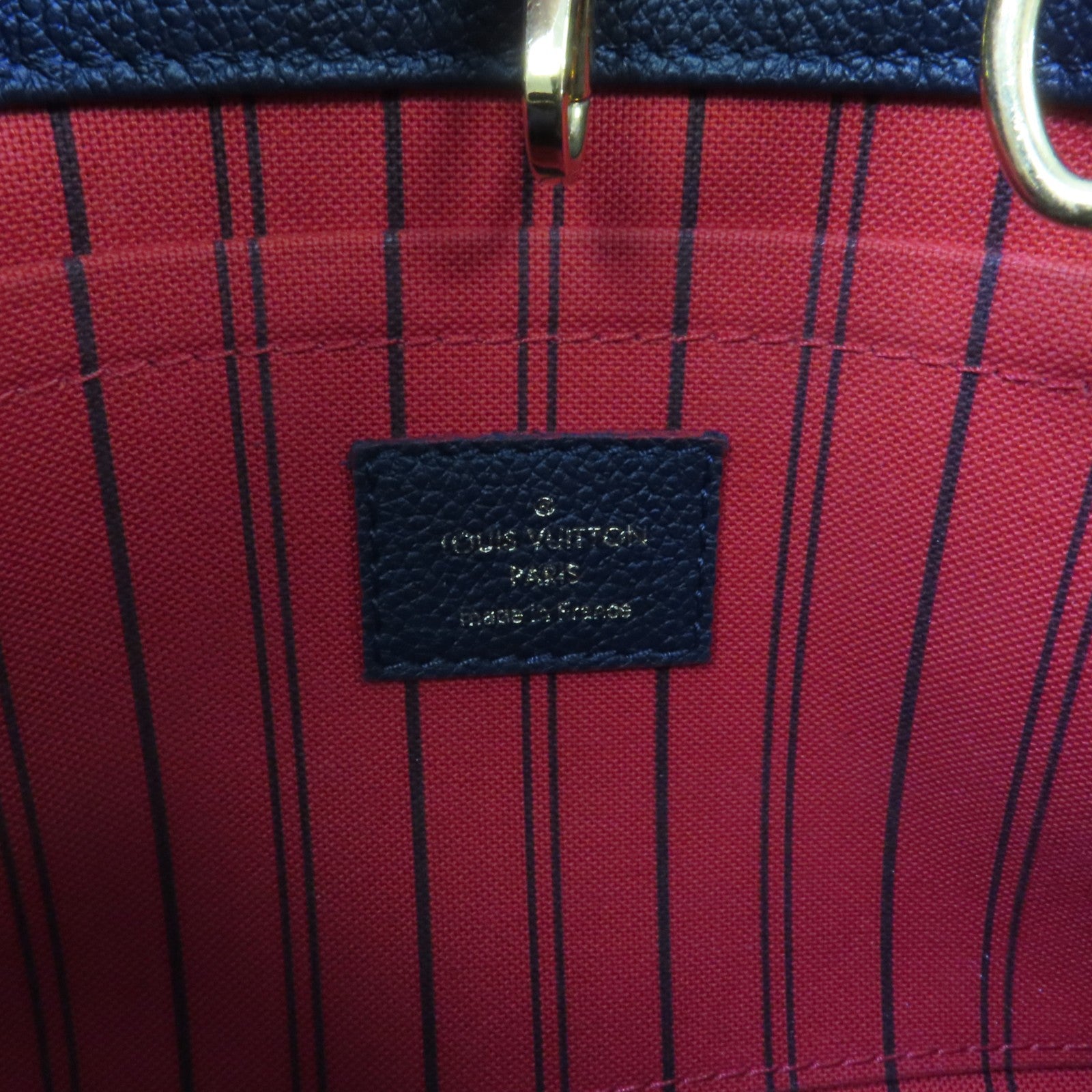 LOUIS VUITTON Monogram Empreinte Montaigne BB金扣手挽袋