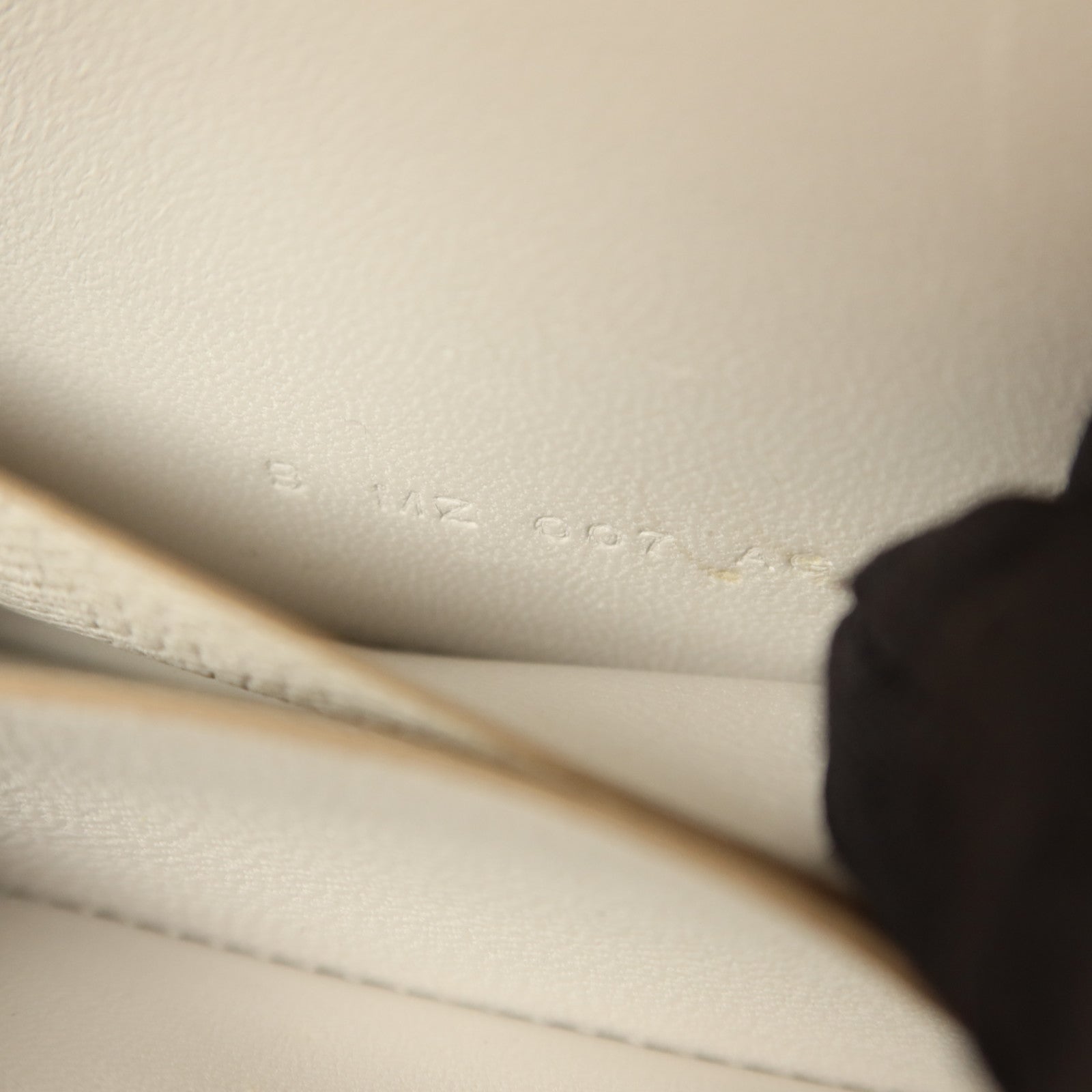 HERMES Epsom皮革Constance Slim錢包Blanc