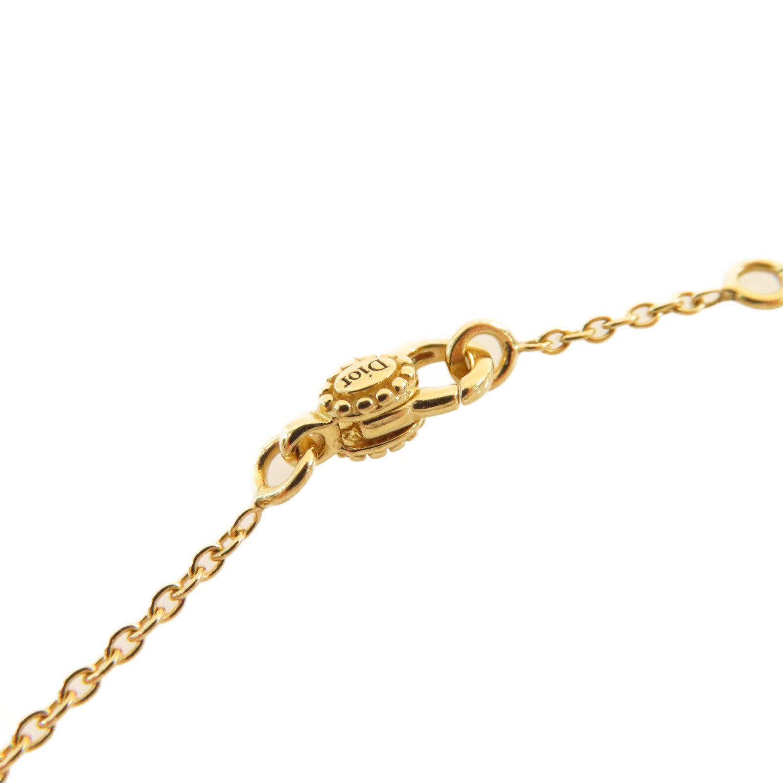Dior 【激減優惠】18K黃金/綠松寶石/0.04ct鑽石Rose Des Vents Bracelet手鏈
