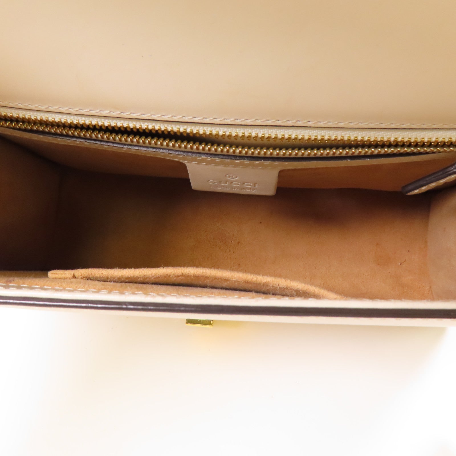 GUCCI 牛皮皮革Sylvie金扣肩背袋