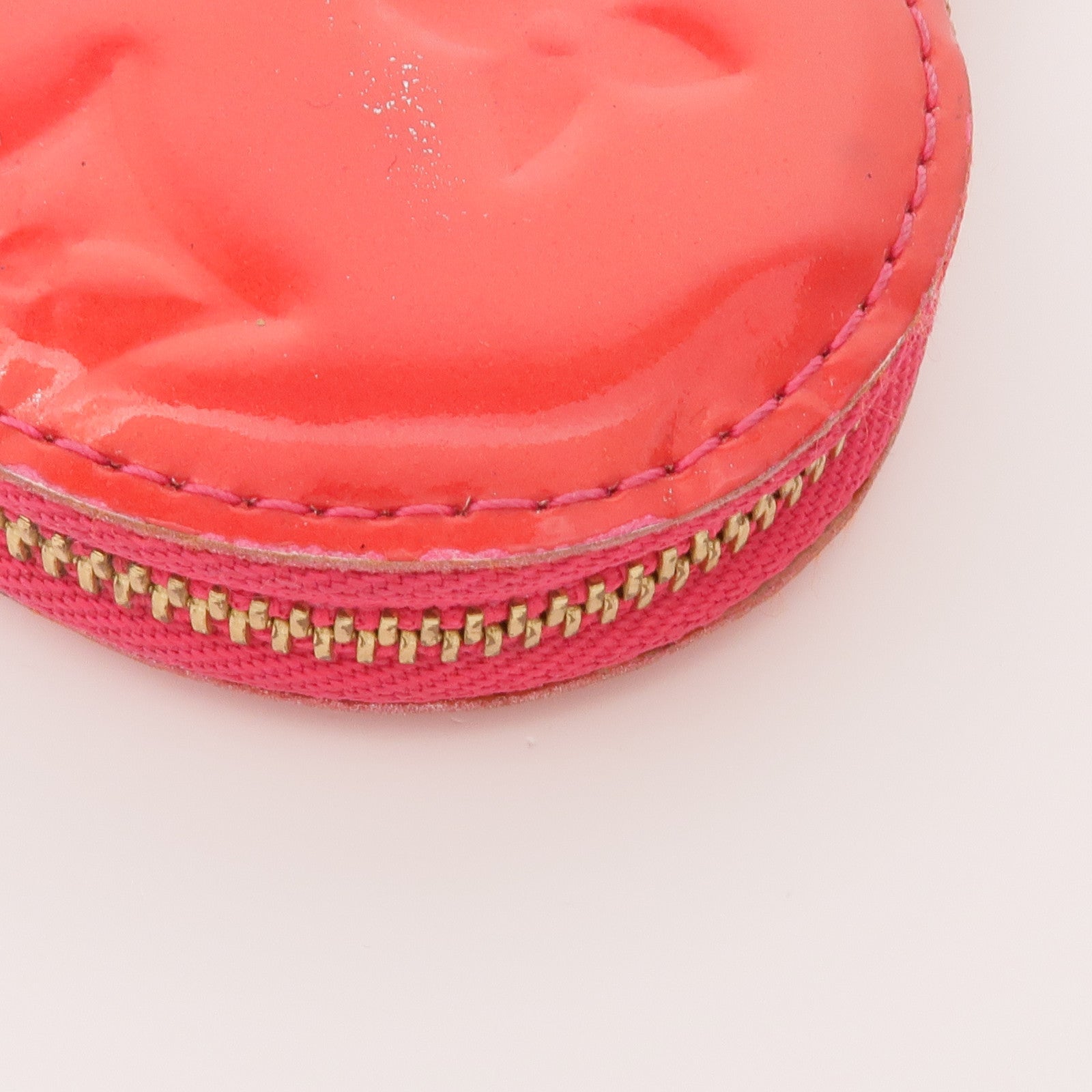 LOUIS VUITTON Vernis Porte Monet-Cool Coin Case金扣零錢包