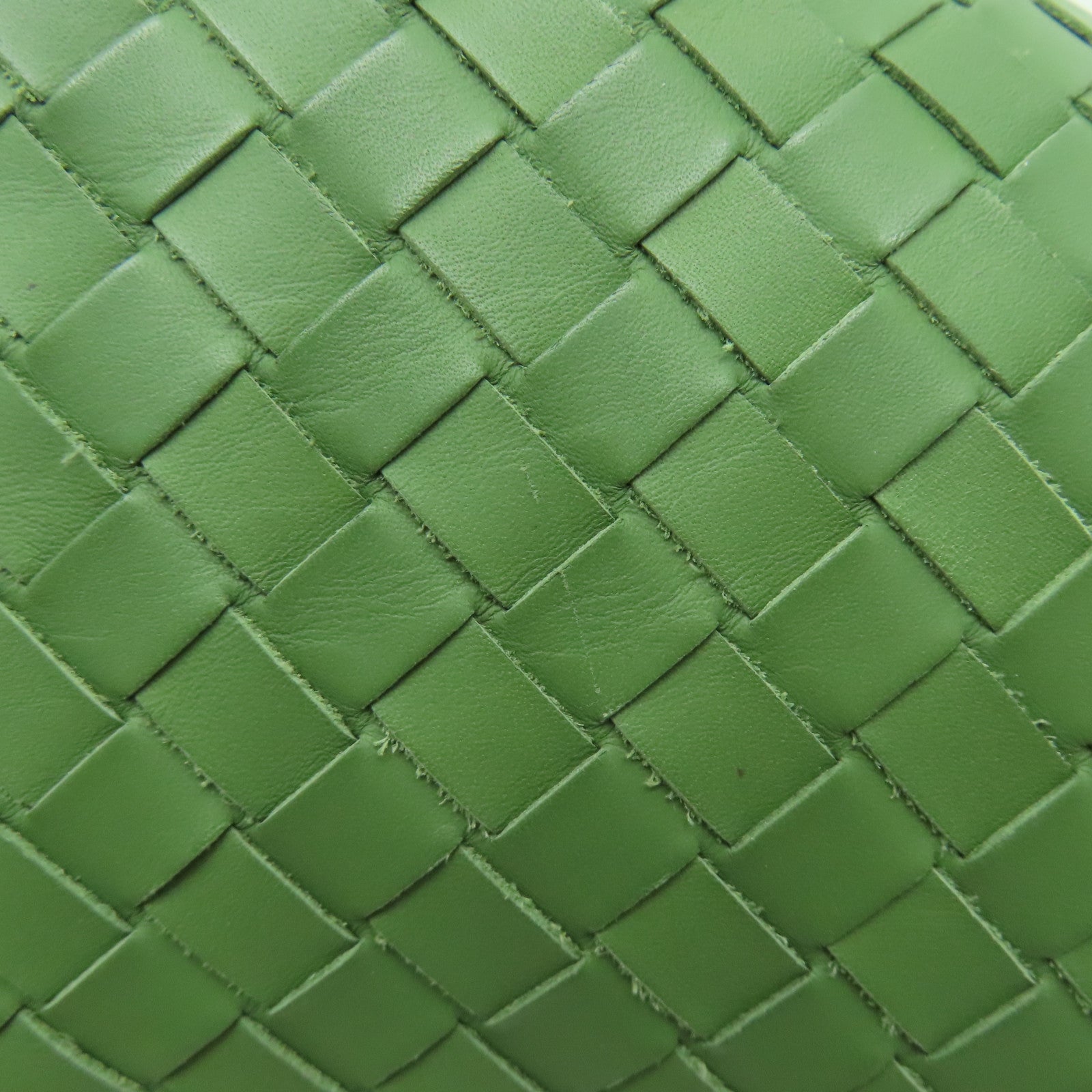 BOTTEGA VENETA 織紋皮革Shoulder Bag肩背袋綠色