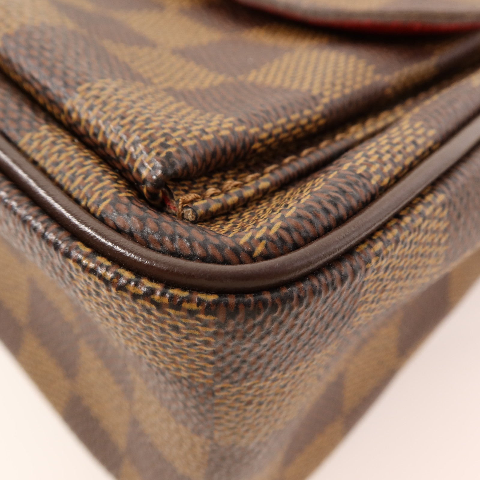 LOUIS VUITTON Damier Ravello GM金扣肩背袋