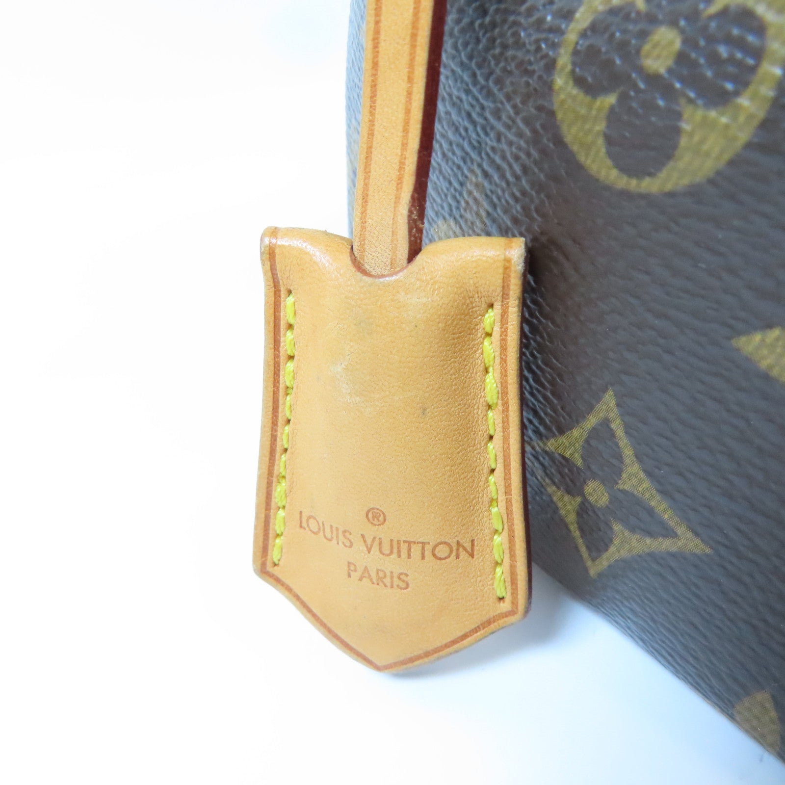 LOUIS VUITTON Monogram Montaigne MM金扣手挽肩背兩用袋啡色