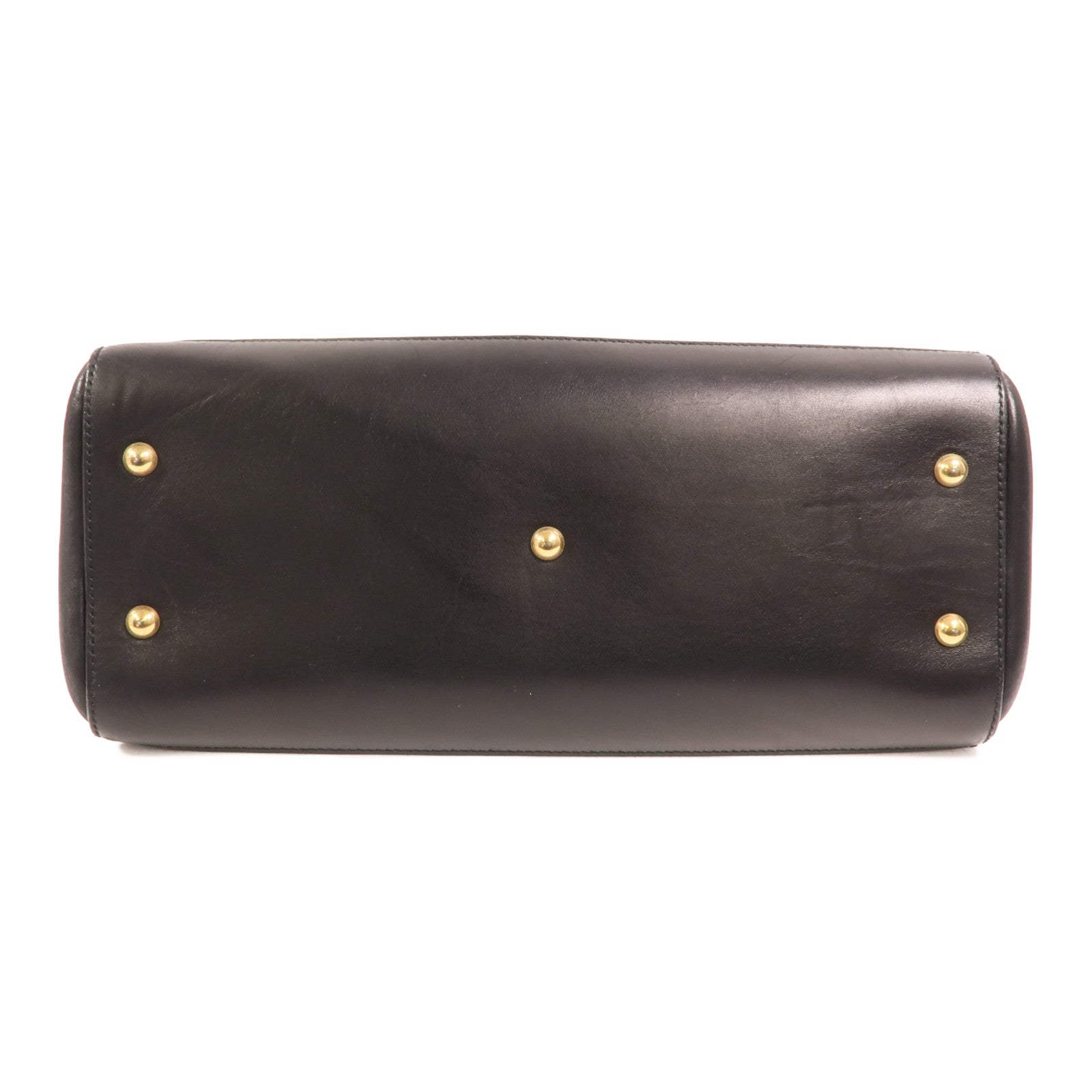 SAINT LAURENT 羊皮皮革Rive Gauche 32金扣手挽袋