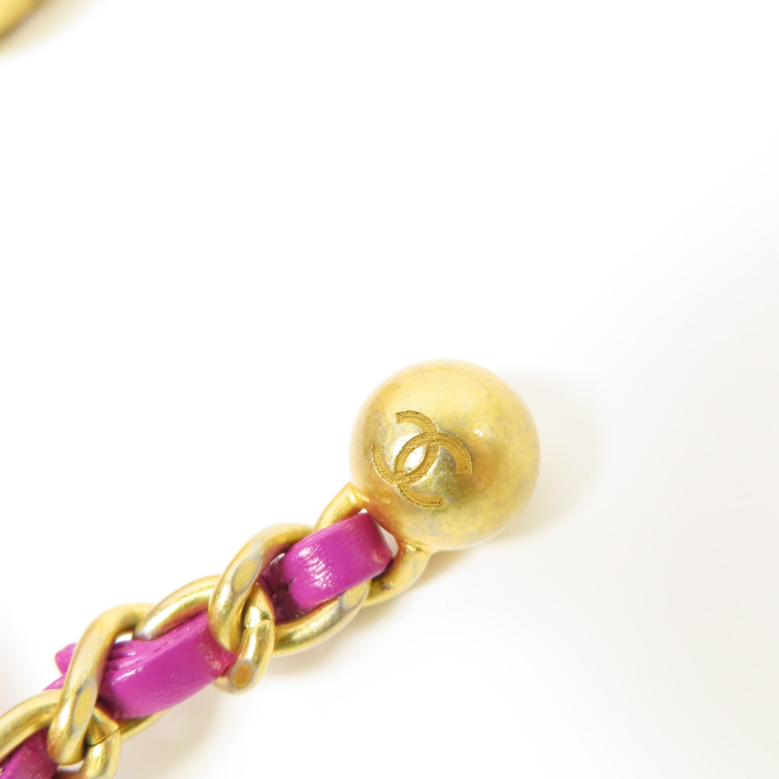 CHANEL 羊皮皮革Mini Flap Bag金扣鏈帶肩背袋