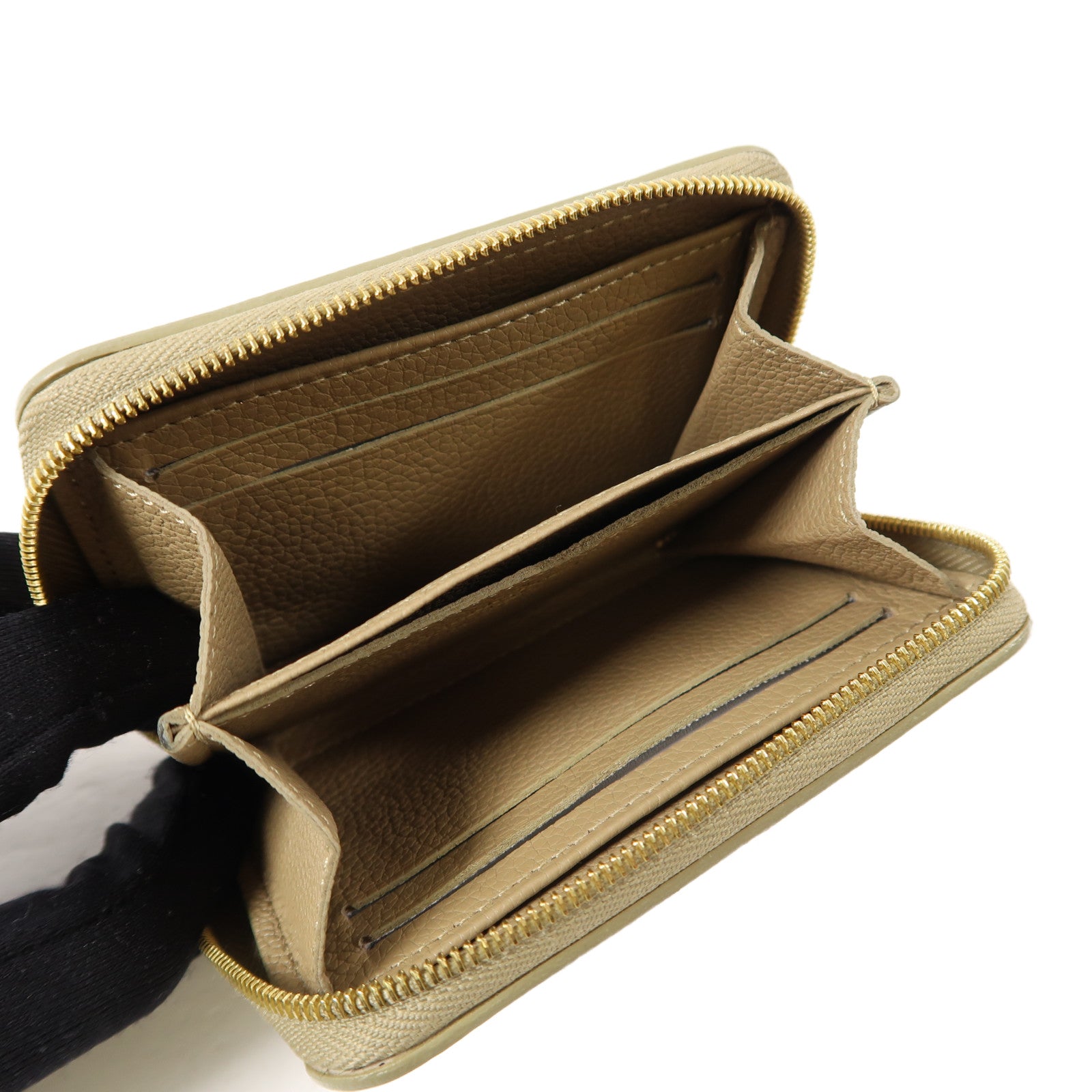 LOUIS VUITTON 【激減優惠】Monogram Empreinte Zippy Coin Purse金扣零錢包綠色/白色