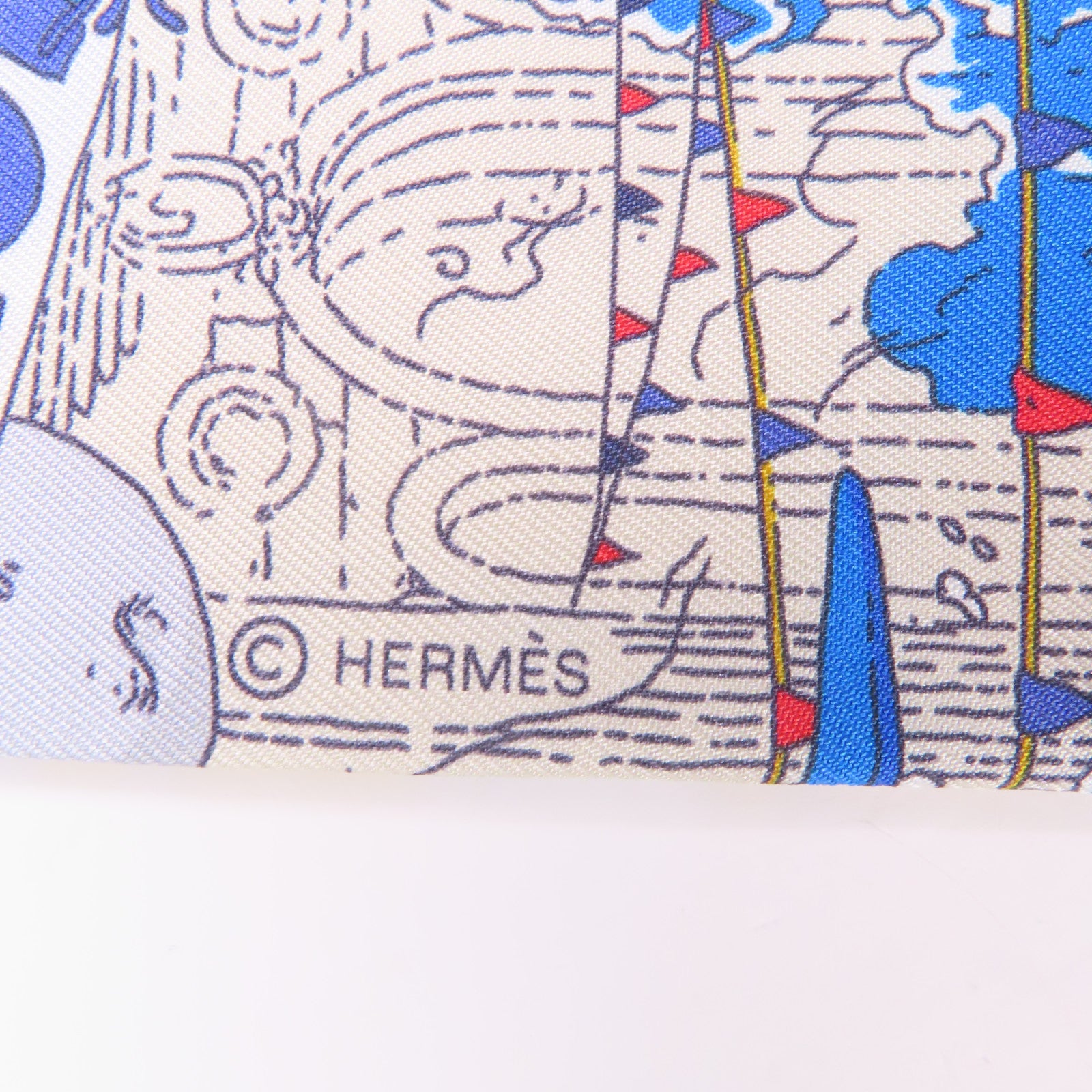 HERMES 絲質Maxi Twilly絲巾