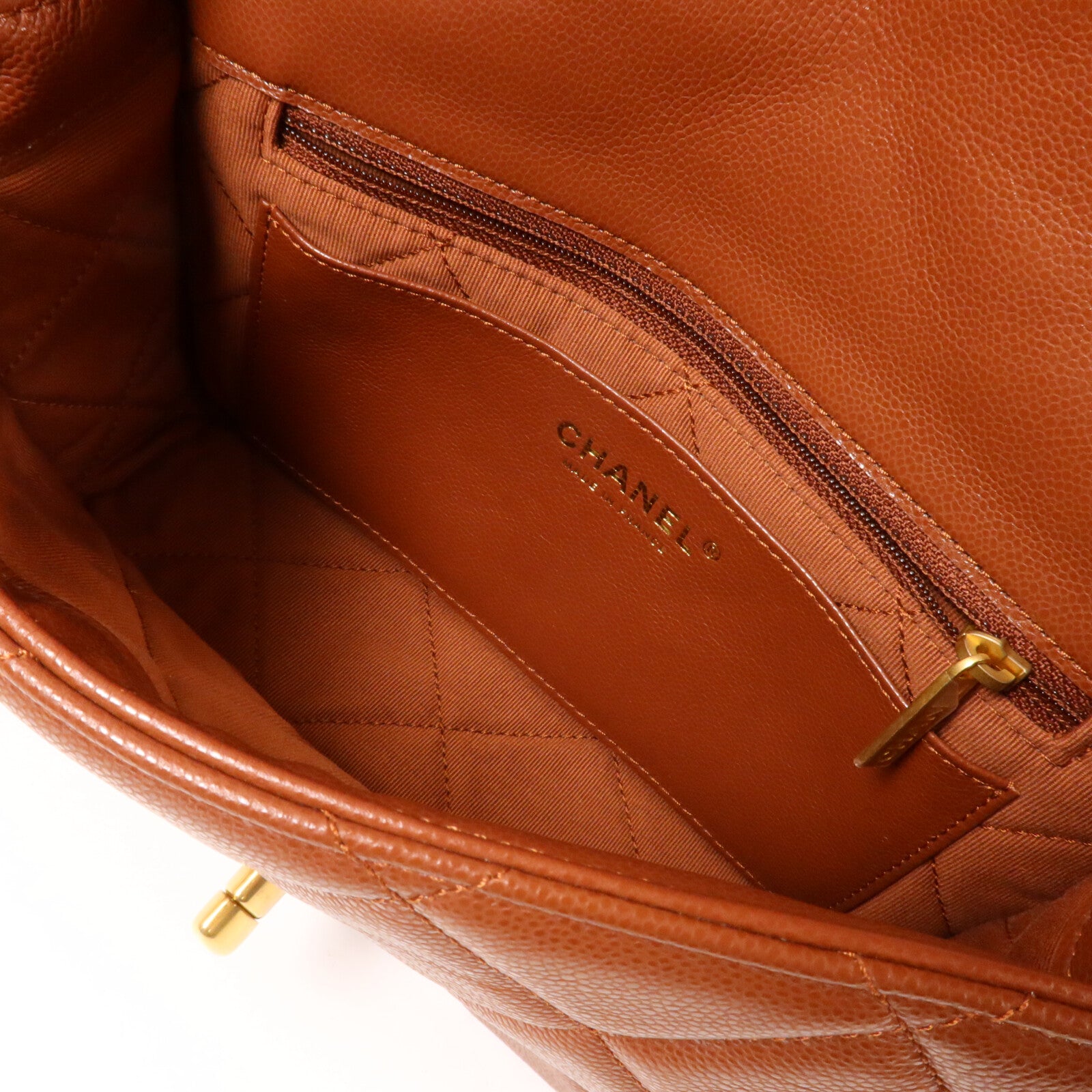 CHANEL 牛皮皮革CoCo Mark Flap Bag鏈帶肩背袋