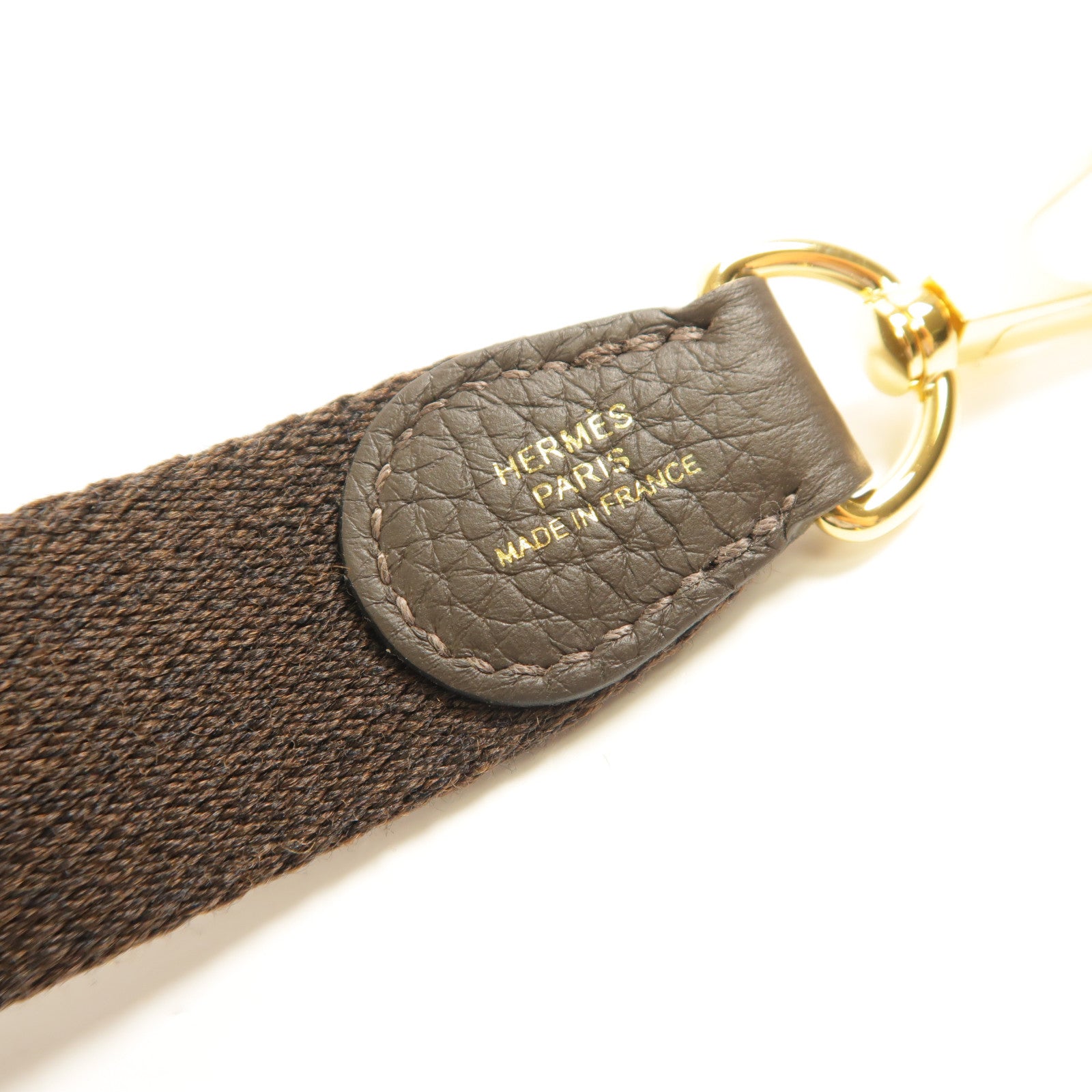 HERMES Clemence皮革Evelyne TPM金扣肩背袋