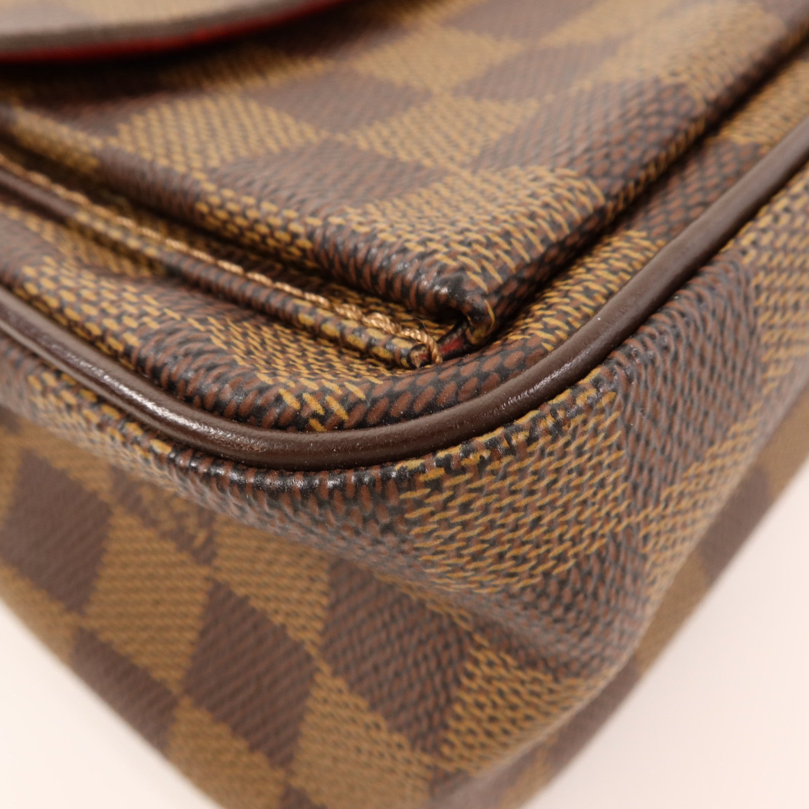 LOUIS VUITTON Damier Ravello GM金扣肩背袋