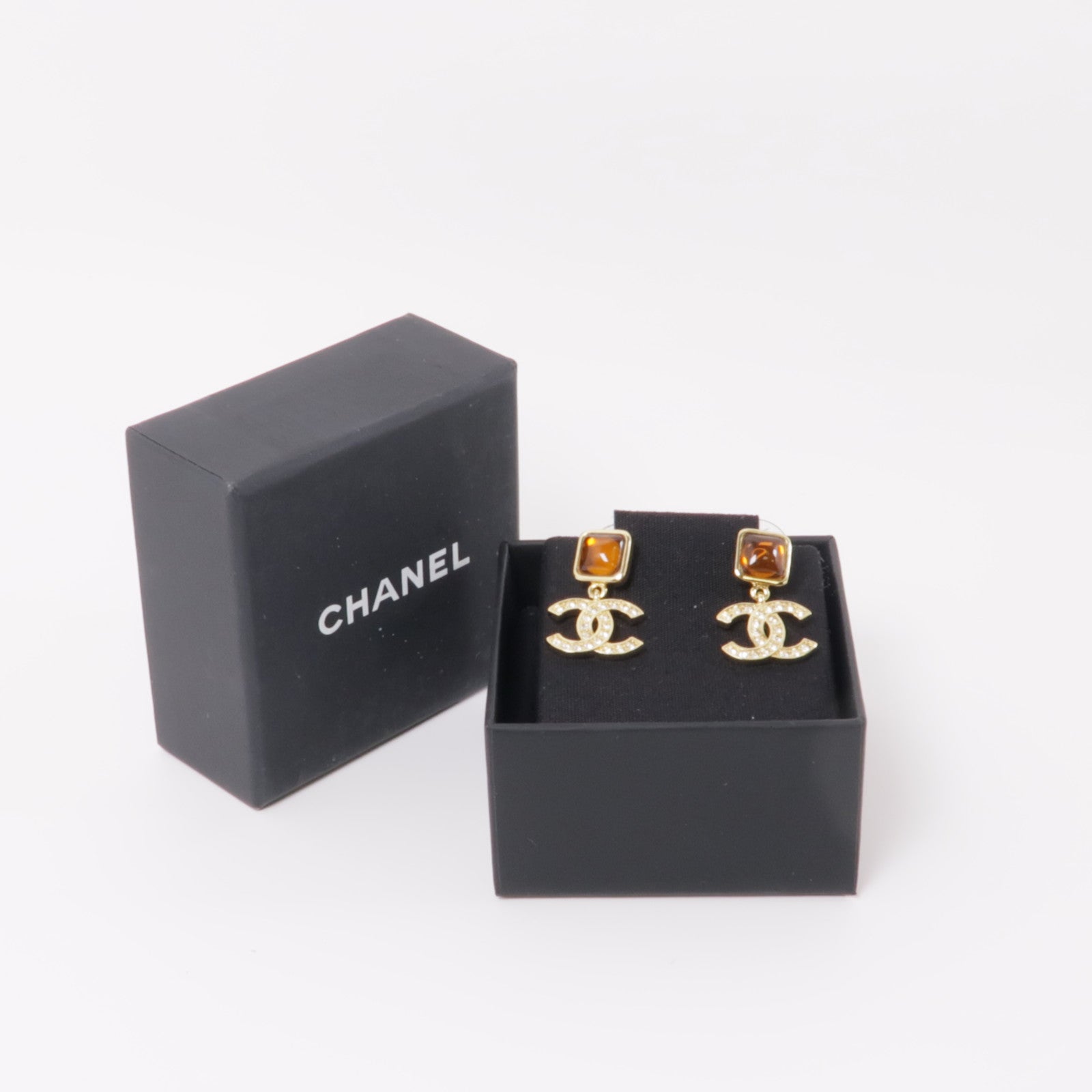 CHANEL 金屬/PVC Earrings耳環