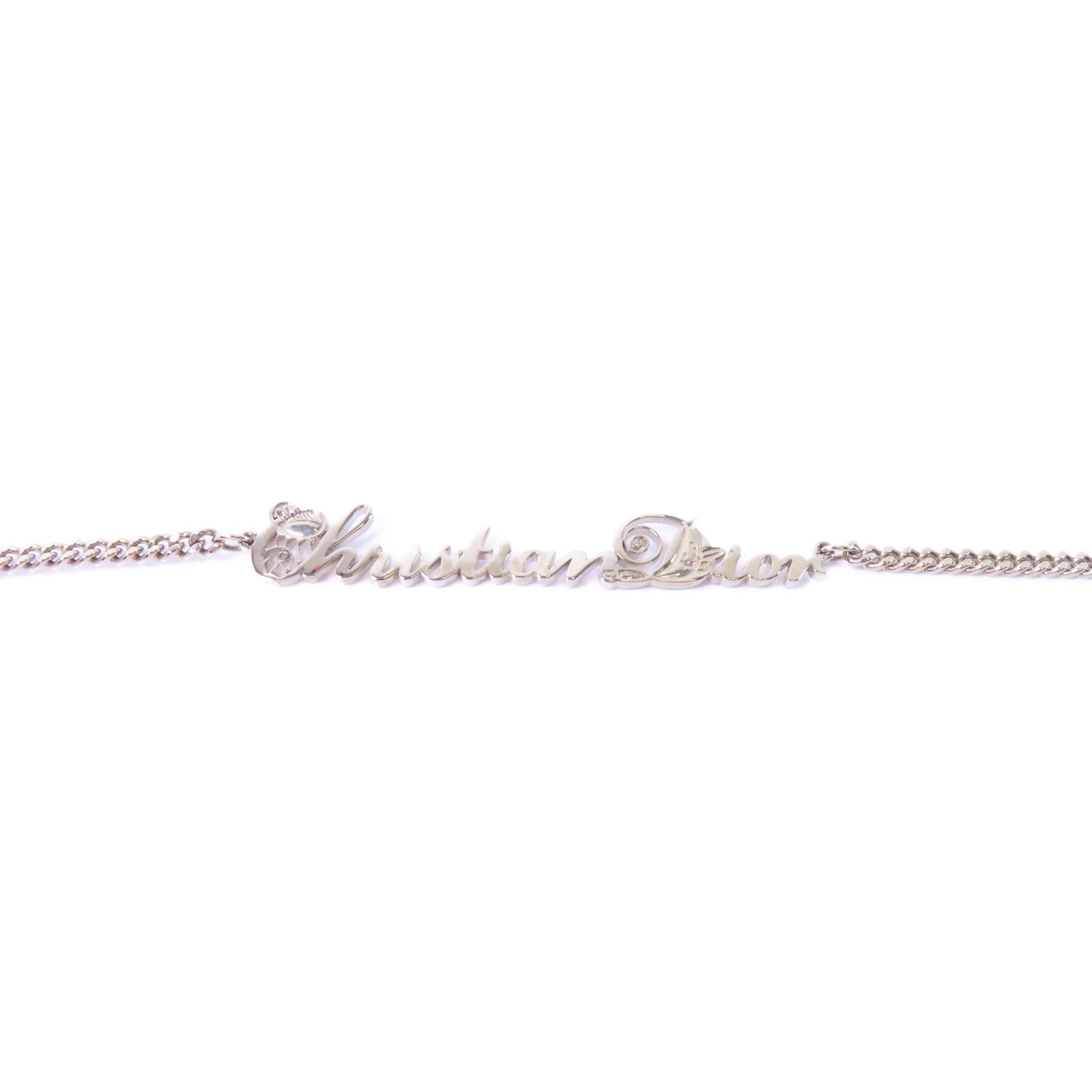 Dior 金屬Necklace項鍊銀色