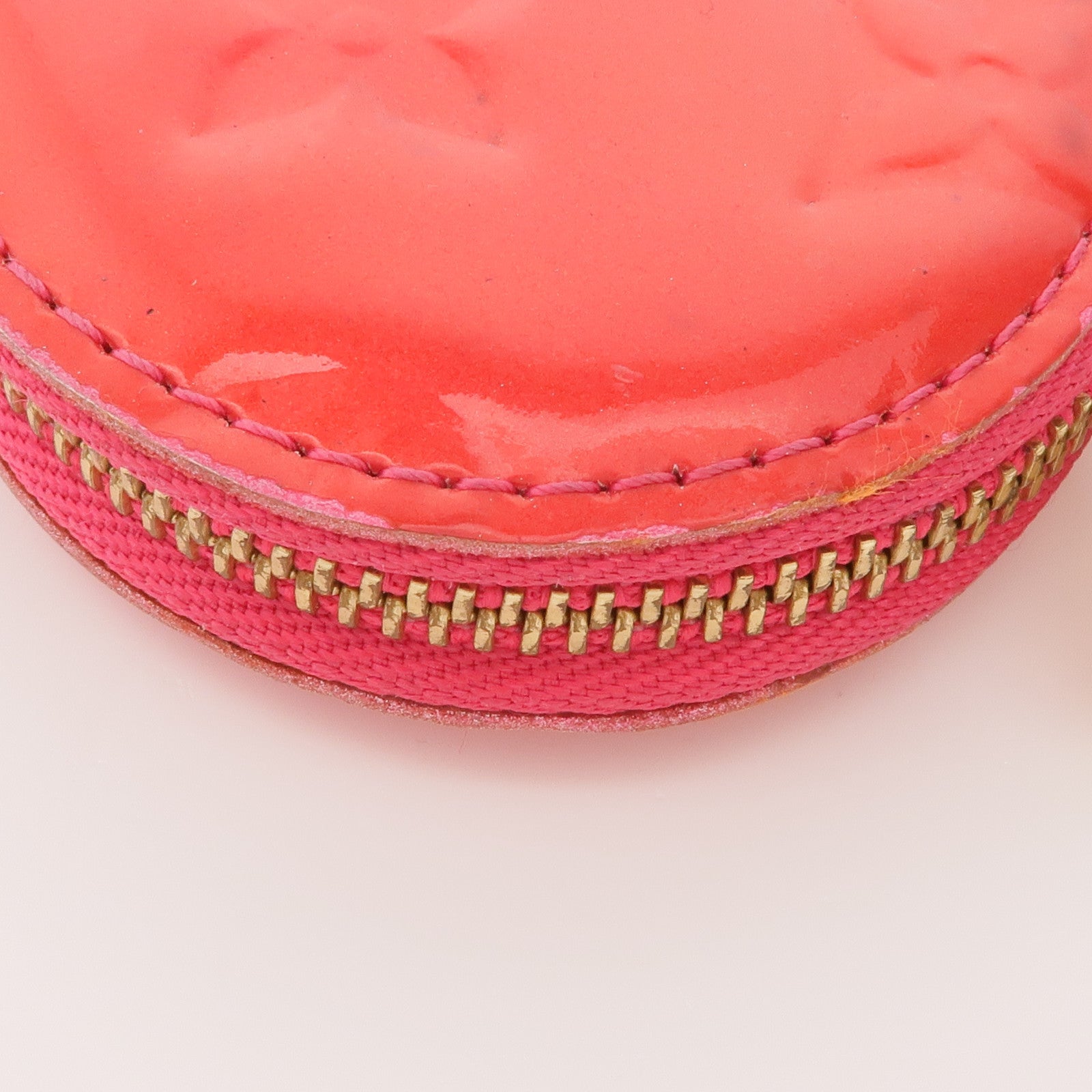 LOUIS VUITTON Vernis Porte Monet-Cool Coin Case金扣零錢包