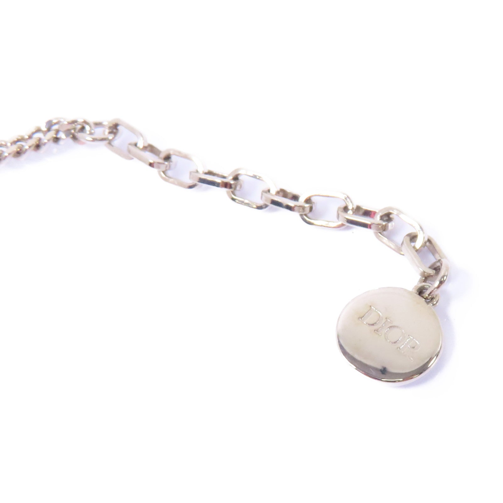 Dior 金屬Necklace項鍊銀色
