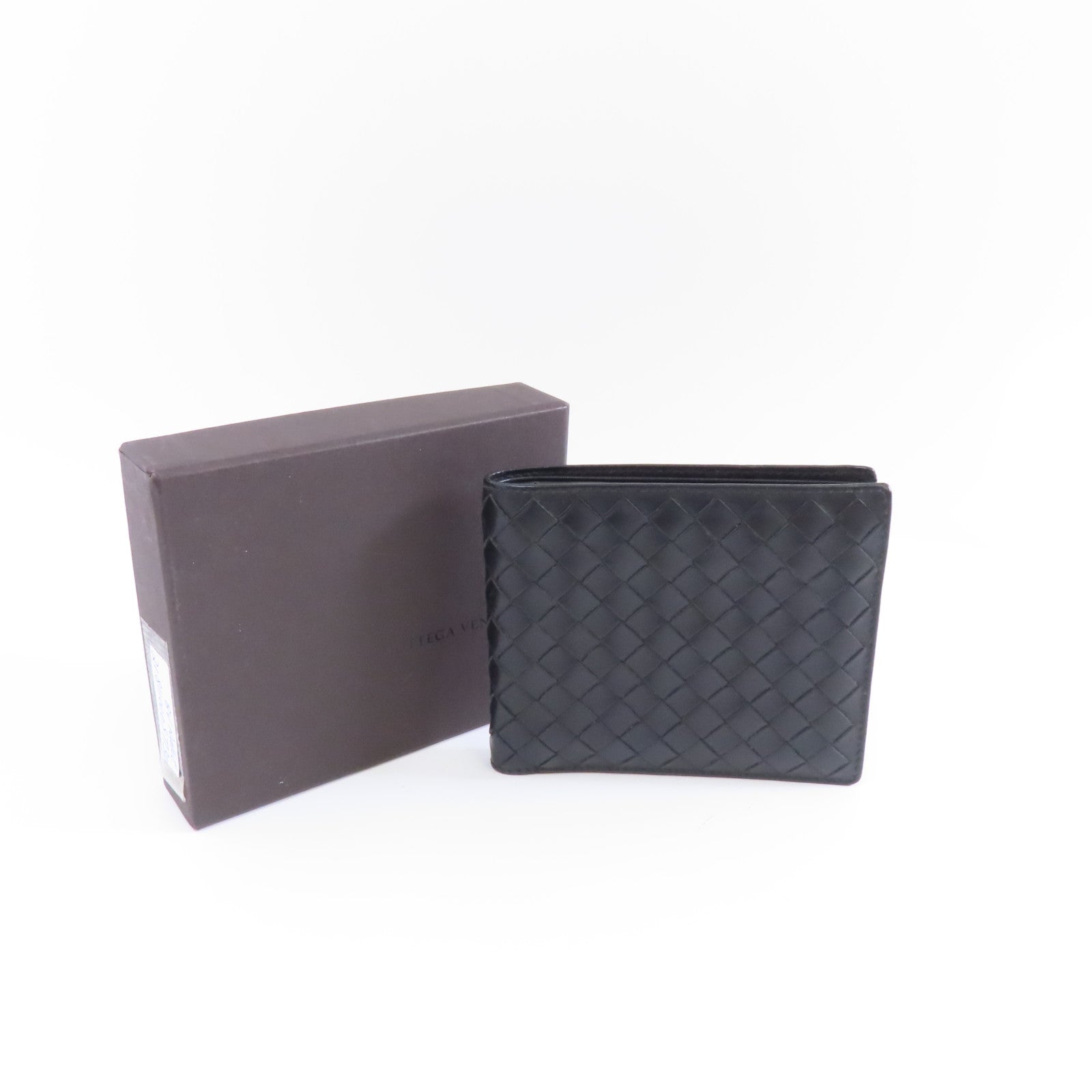 BOTTEGA VENETA 織紋皮革Wallet錢包黑色