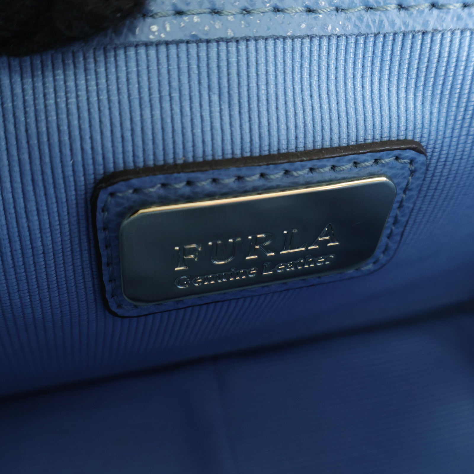 Furla 牛皮皮革Shoulder Bag金扣肩背袋