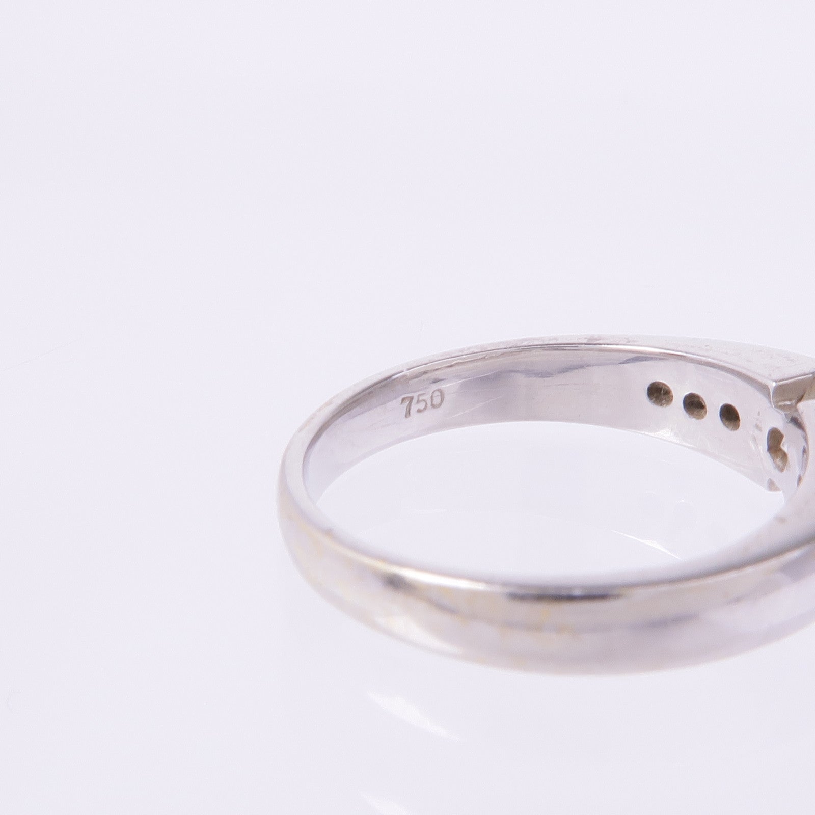 JEWELRY 【激減優惠】18K白金Diamond Ring鑽石戒指US#4.25
