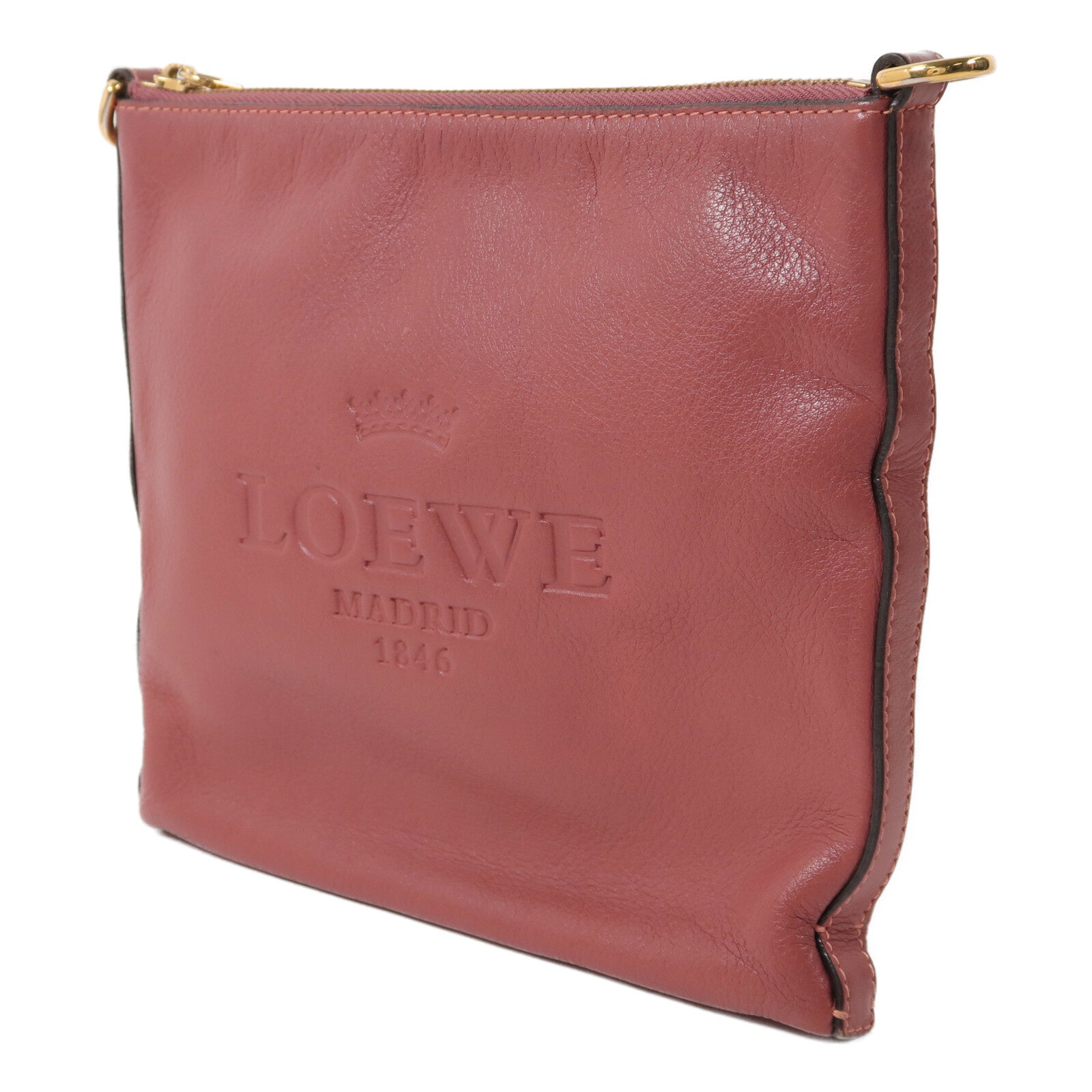 LOEWE 牛皮皮革Heritage Madrid 1846肩背袋