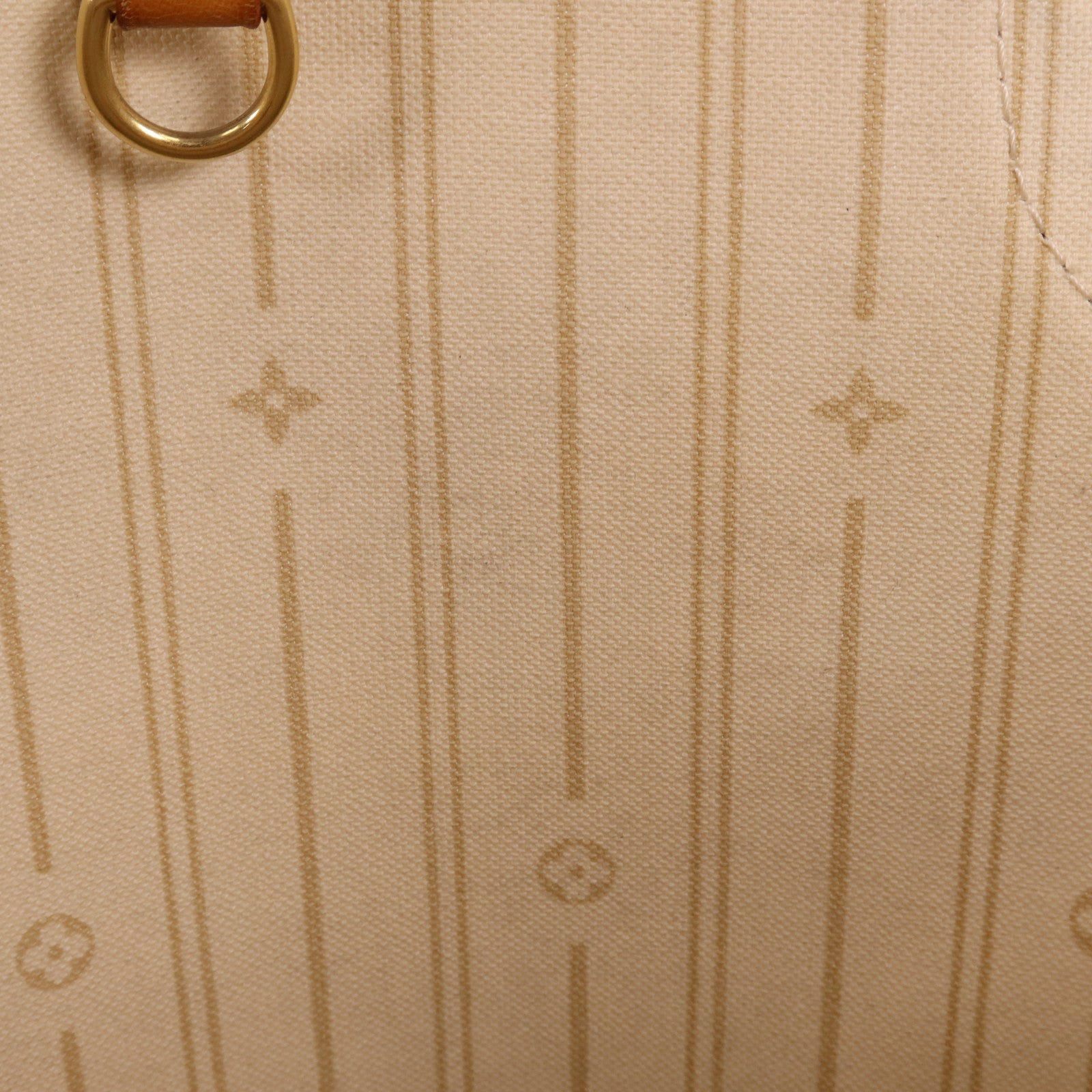 LOUIS VUITTON Damier Azur Neverfull MM金扣手挽袋